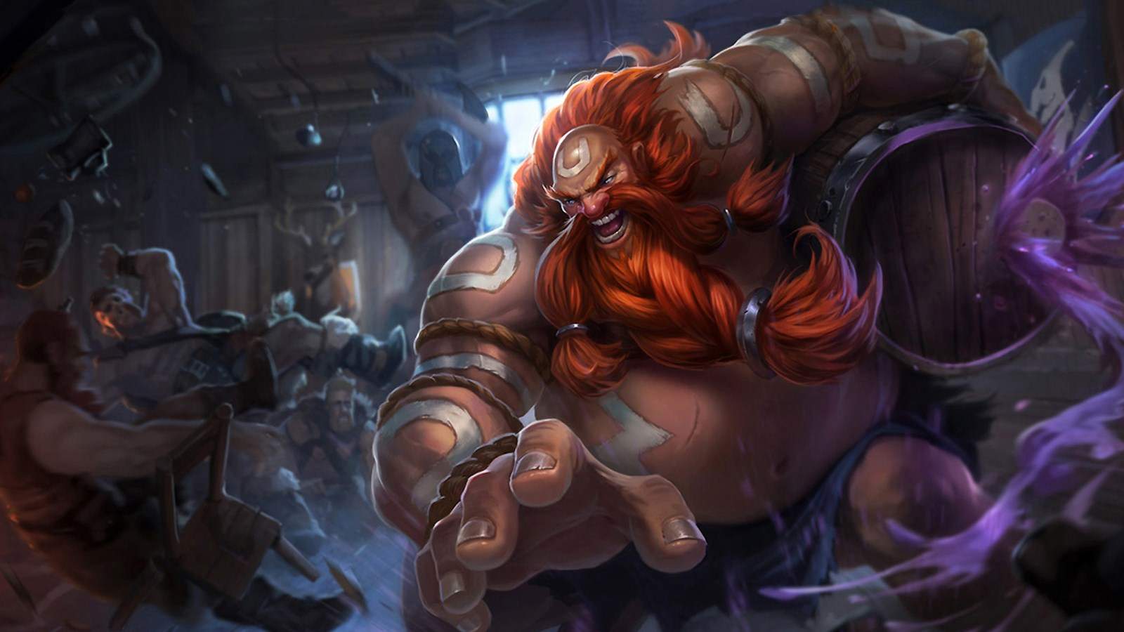 英雄联盟LOL酒桶皮肤图片桌面壁纸图片