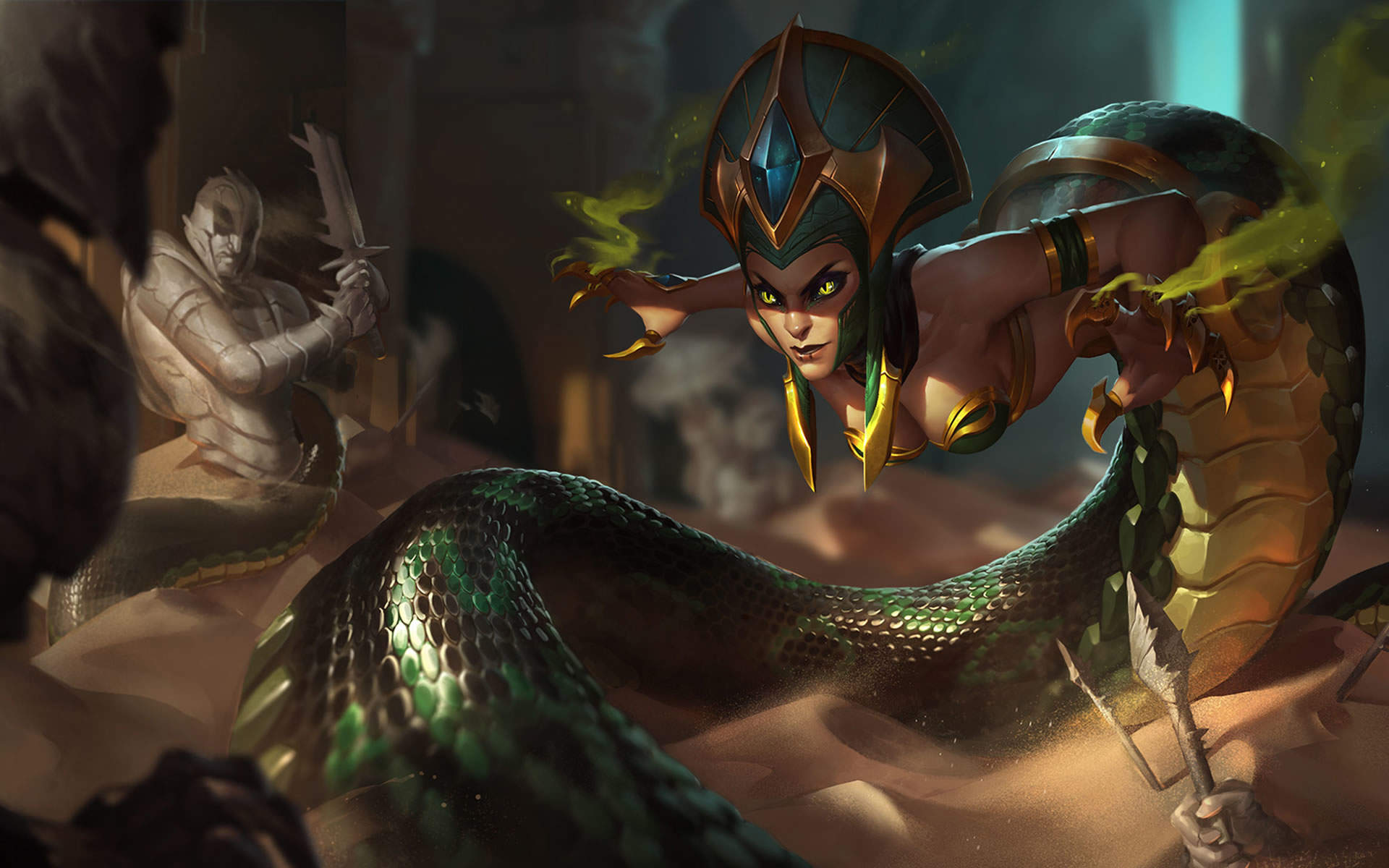 英雄联盟LOL魔蛇之拥高清图片桌面壁纸图片