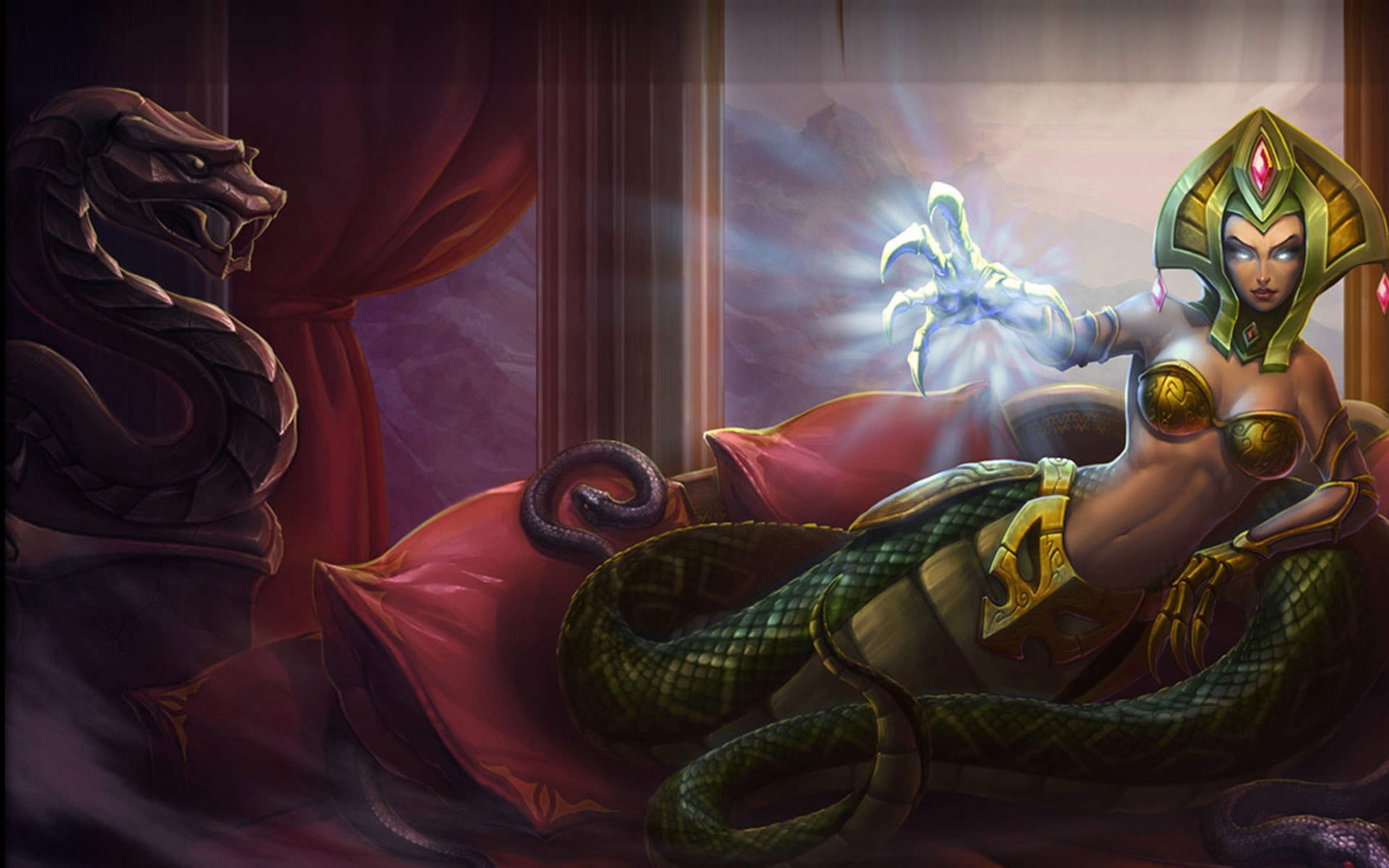 英雄联盟LOL魔蛇之拥高清图片桌面壁纸图片