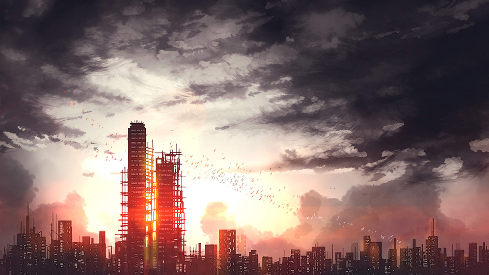 画师嗨P：华丽唯美的动漫壁纸图片合集图片