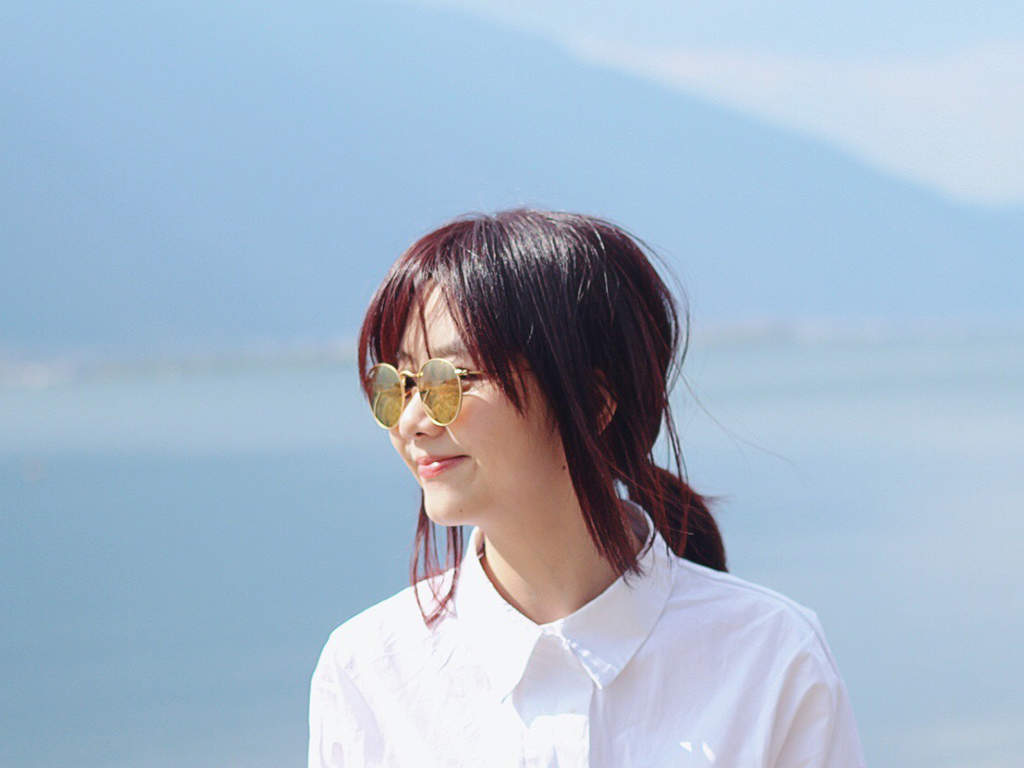 中国内地四川泸州影视女演员可爱女星谭松韵清纯静美写真图片