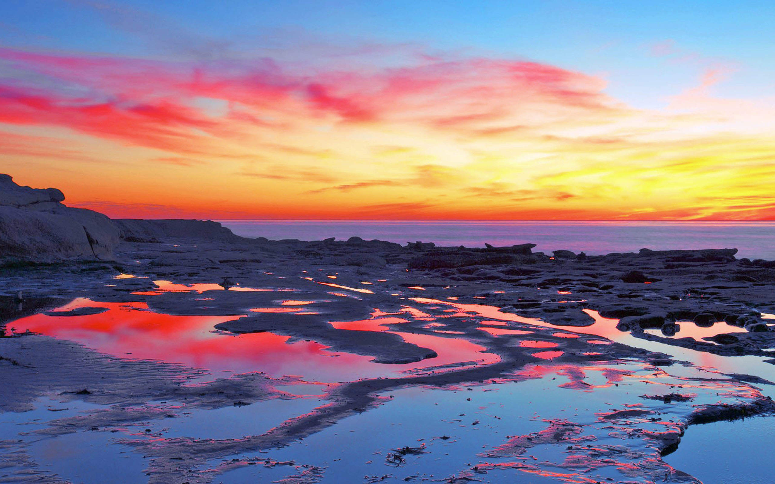 黄昏的大海夕阳风景壁纸 第二辑图片