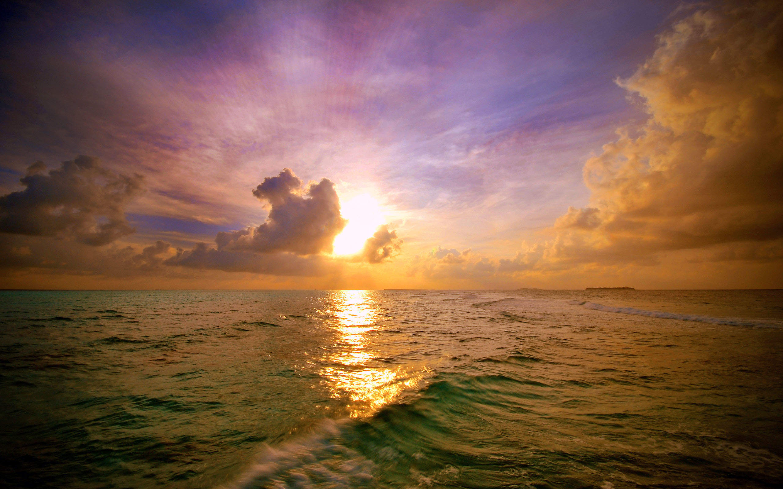 黄昏的大海夕阳风景壁纸 第二辑图片