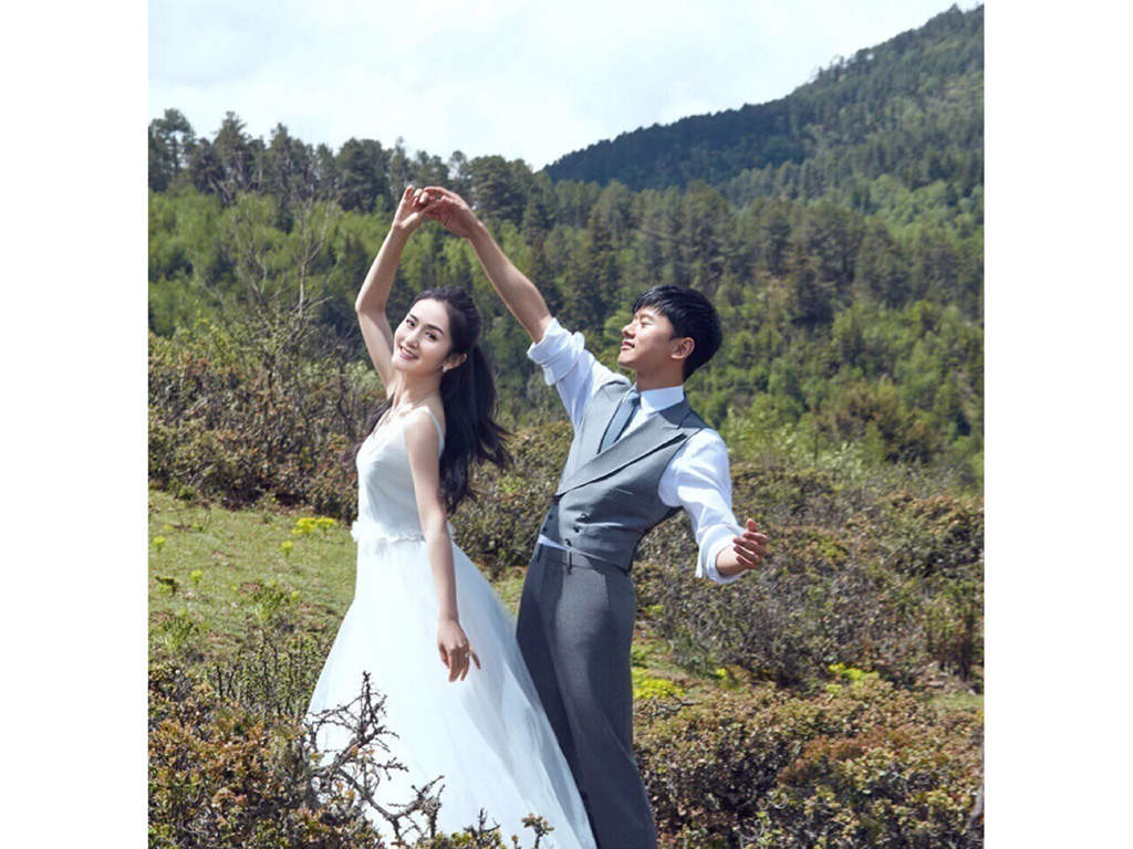 快乐家族现身时尚盛典 谢娜张杰大秀甜蜜 谢娜图片图片