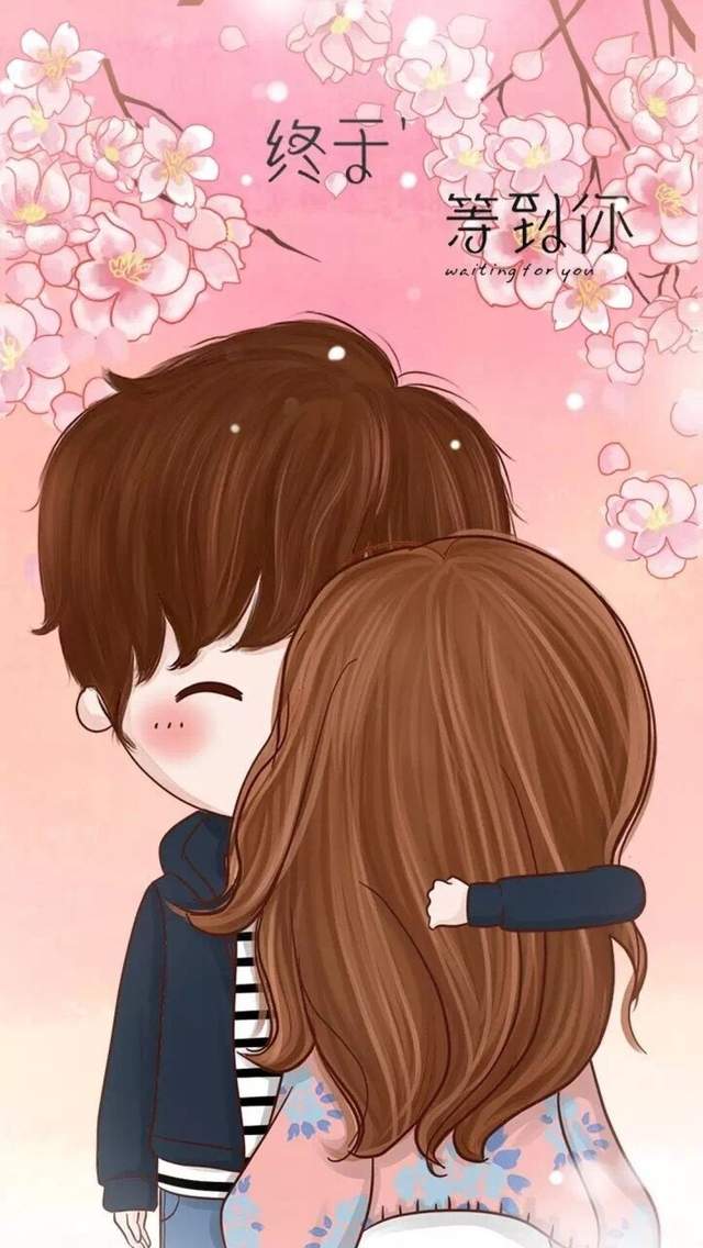 插画师Xuan loc Xuan青春男女情侣手机壁纸图片
