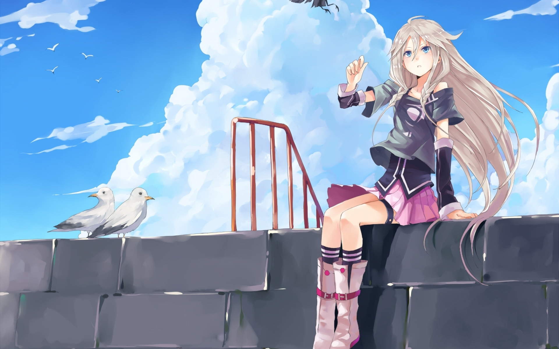 可爱卡通美少女动漫高清手机壁纸图片图片