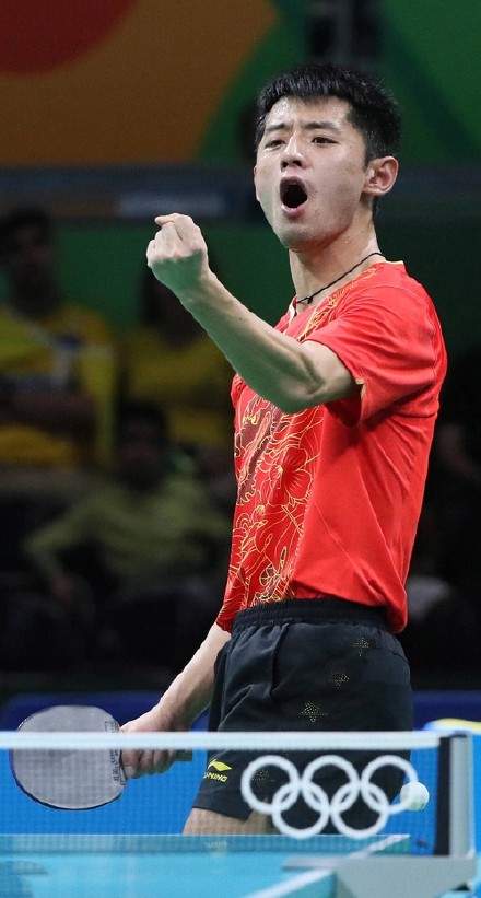 中国男子乒乓球队运动乒乓球队运动员张继科时尚大片写真图片