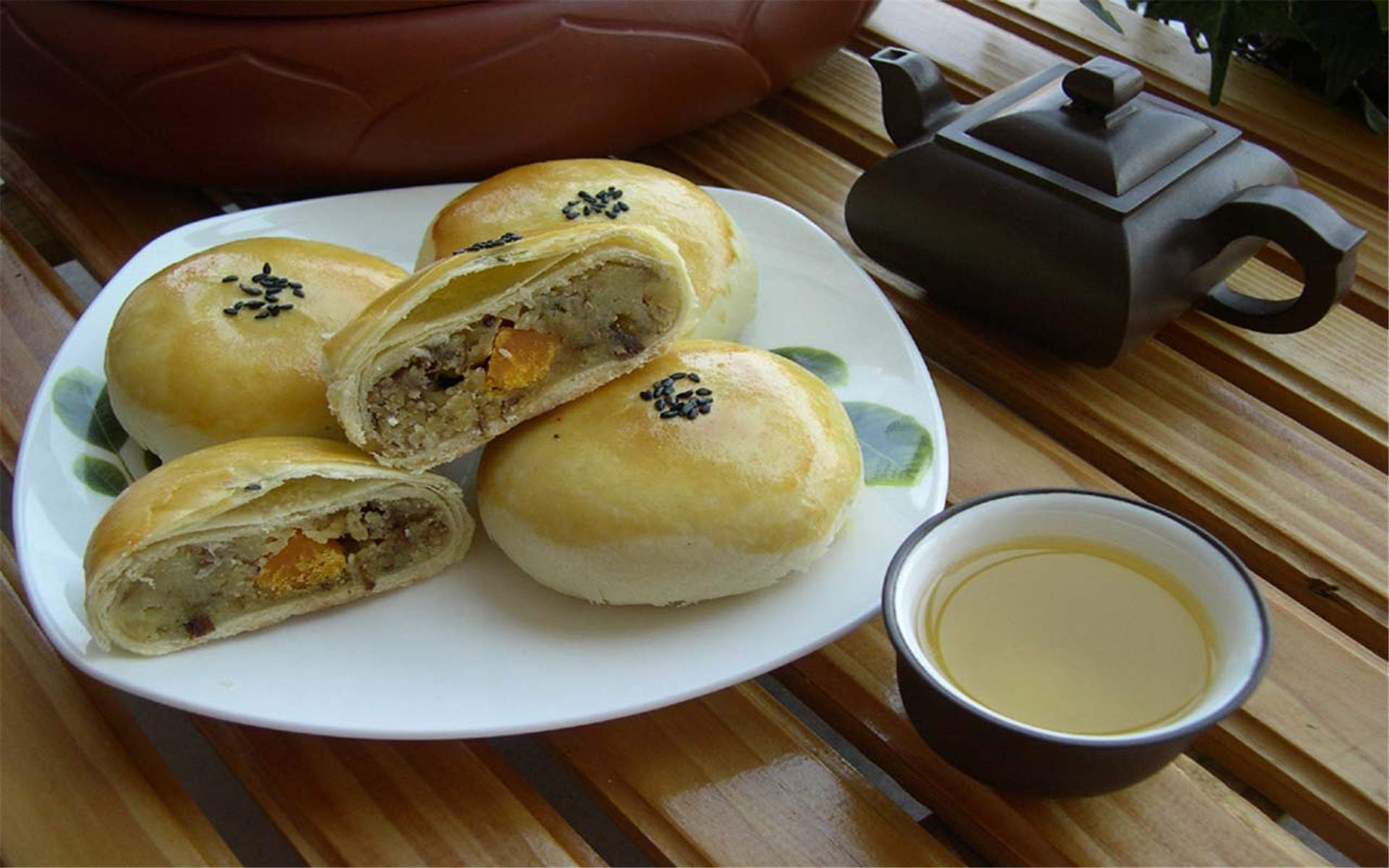 中秋节精美月饼高清美食桌面壁纸图片 第二辑图片