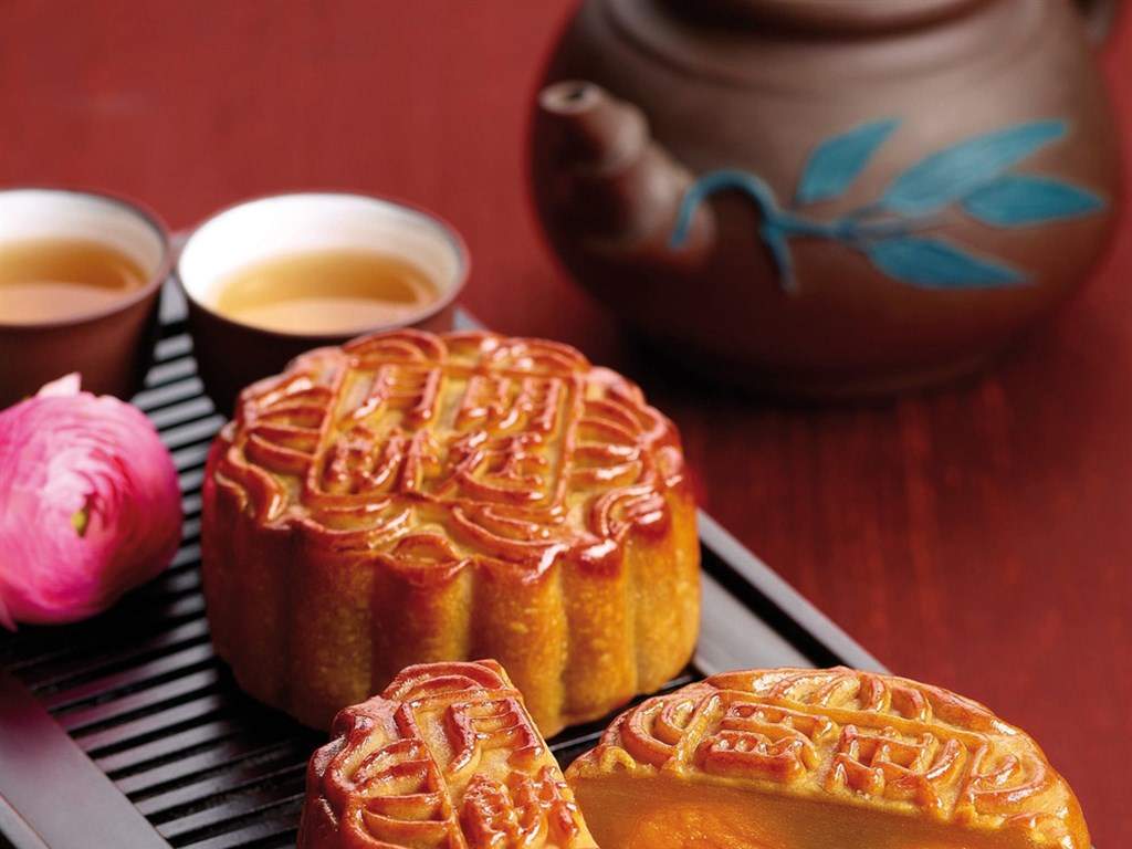 中秋节精美月饼美食高清精选电脑壁纸图片大全图片