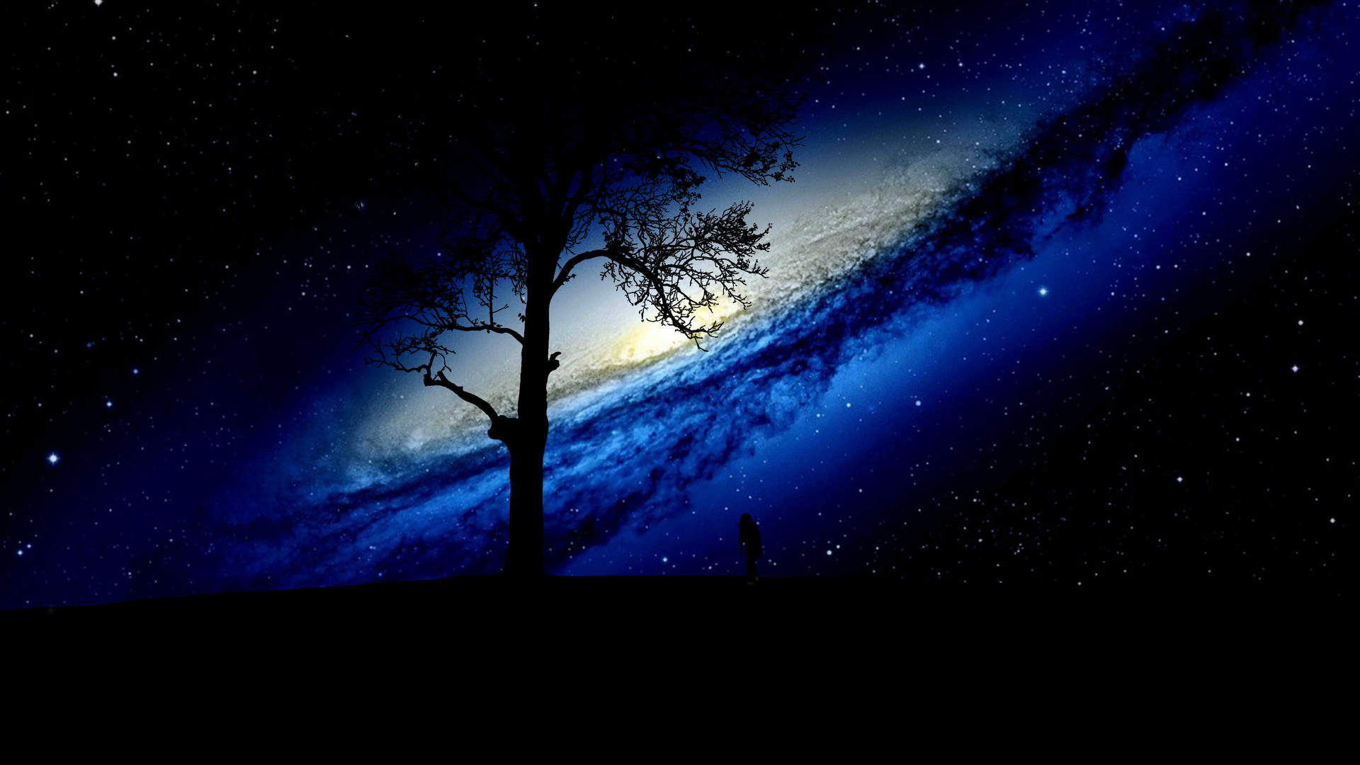 电影《你的名字》唯美意境星空手机壁纸下载图片