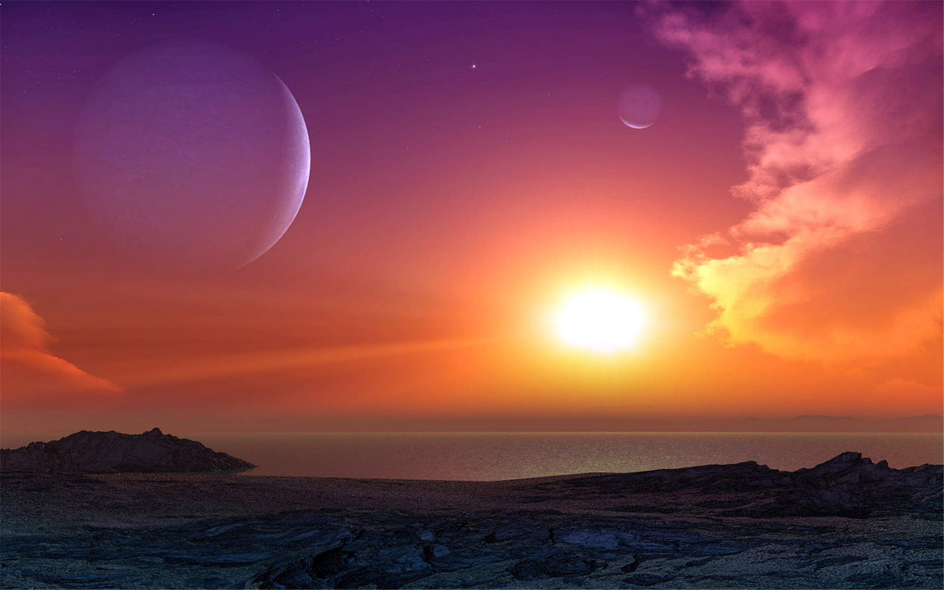 电影《你的名字》唯美意境星空手机壁纸下载图片