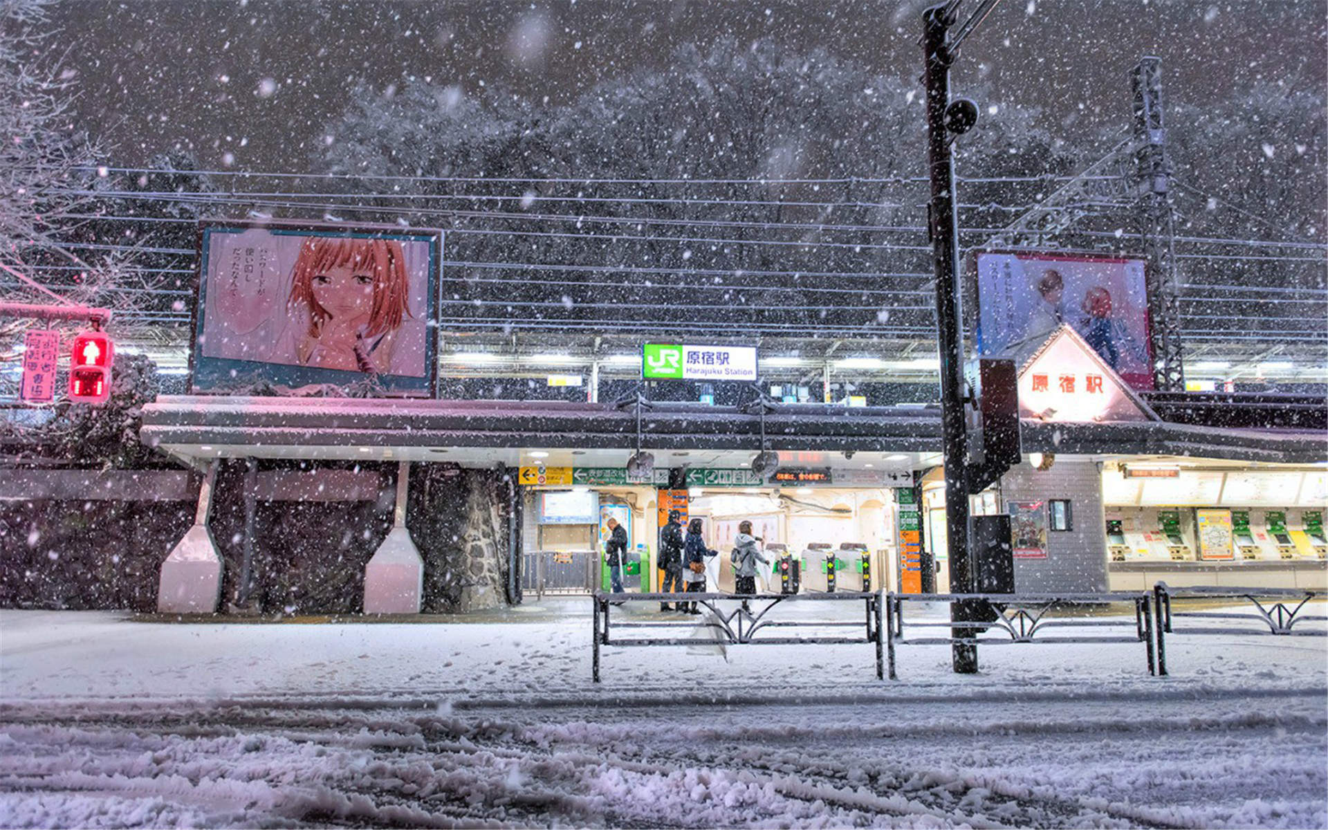 下雪图片