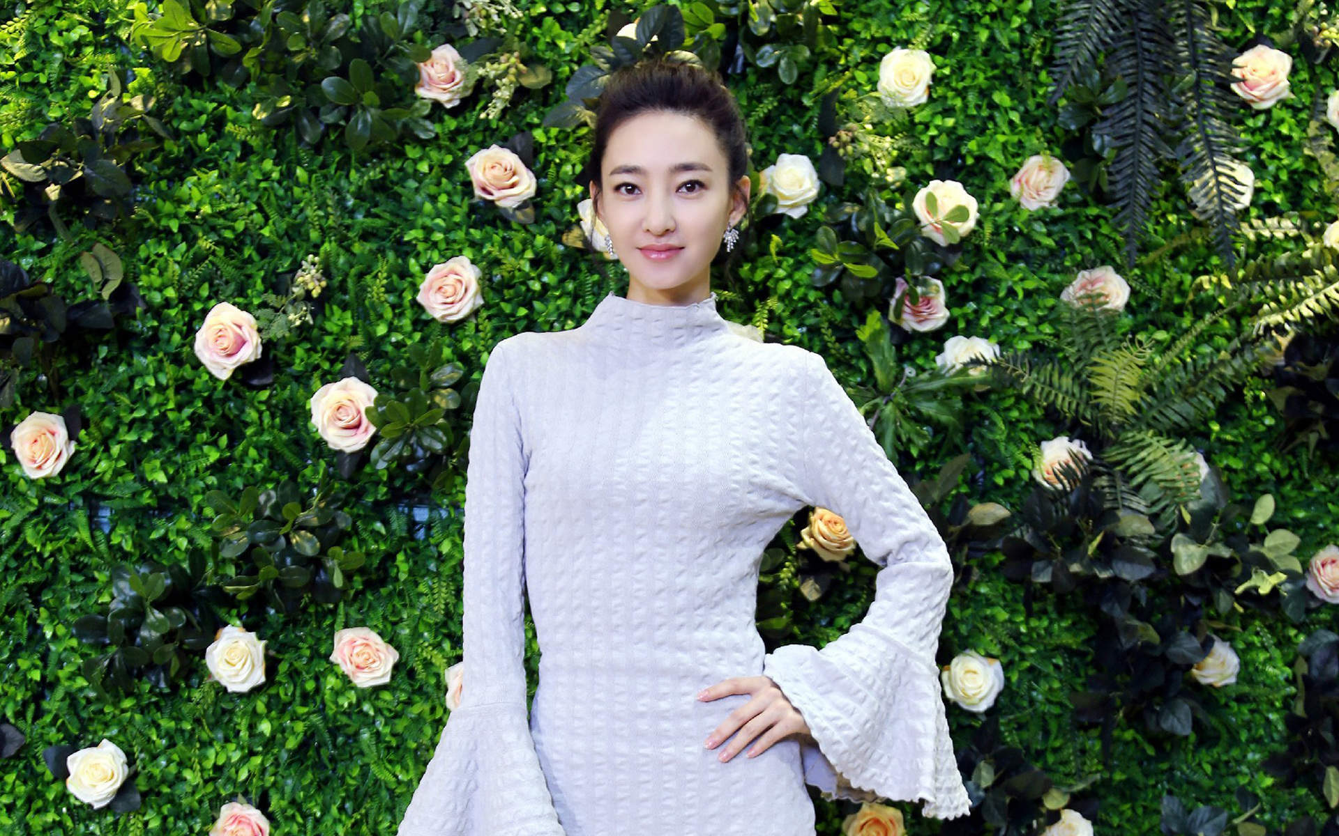 素颜女神王丽坤清新摄影高清电脑壁纸下载图片