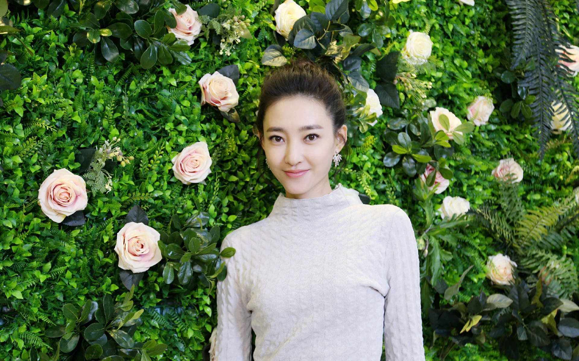 素颜女神王丽坤清新摄影高清电脑壁纸下载图片