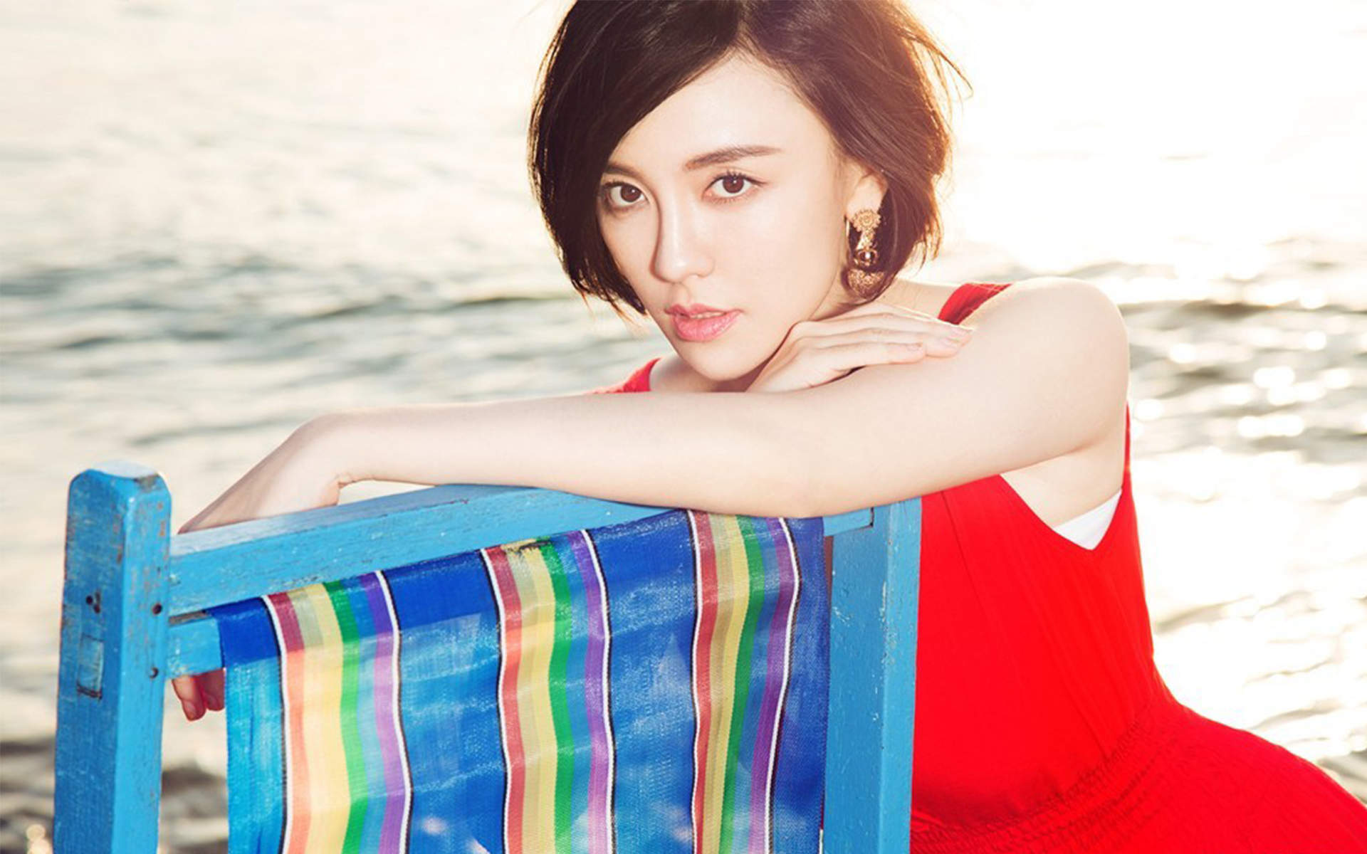 山东籍内地女演员美女演员吕佳容高清壁纸图片