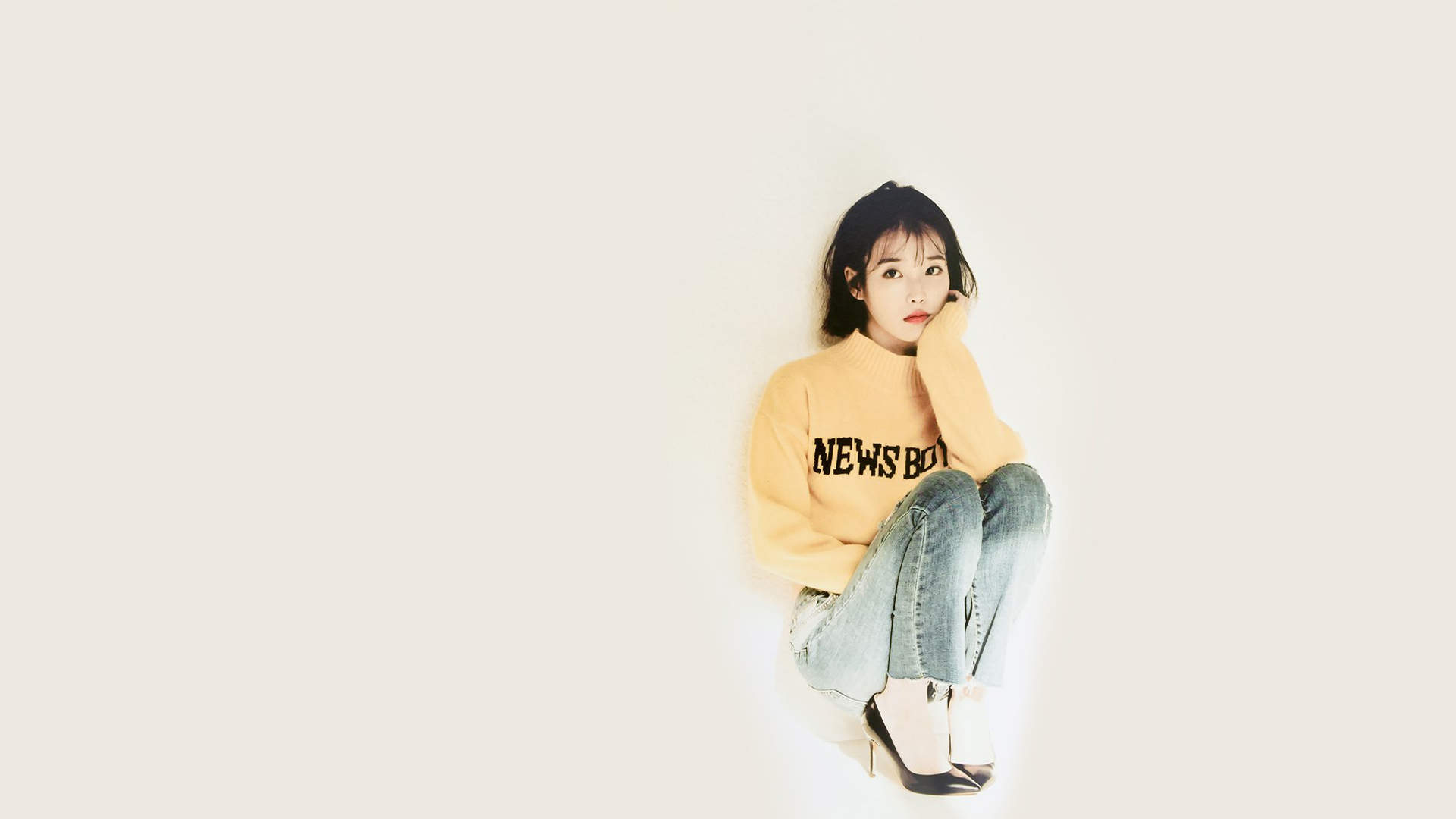 时尚性感韩国女星IU李智恩写真高清电脑桌面壁纸图片