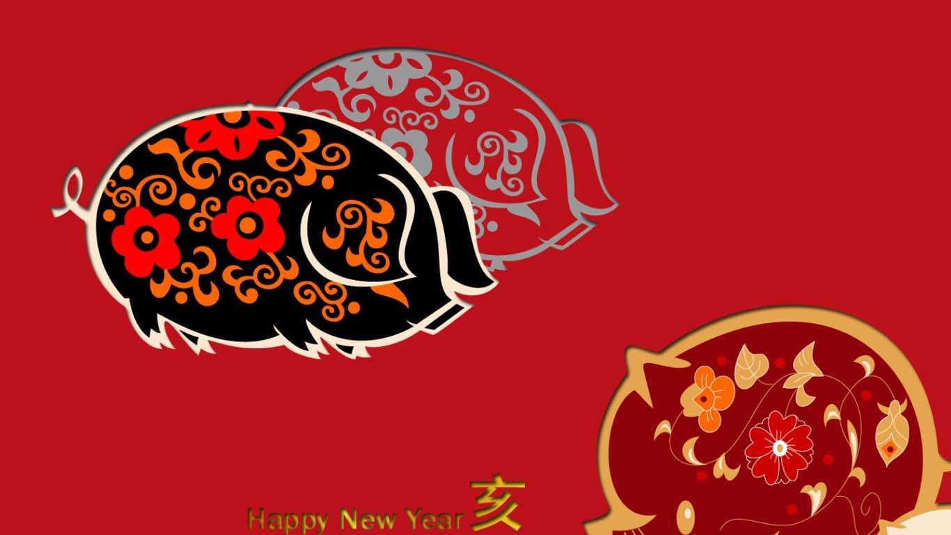 卡通猪图片