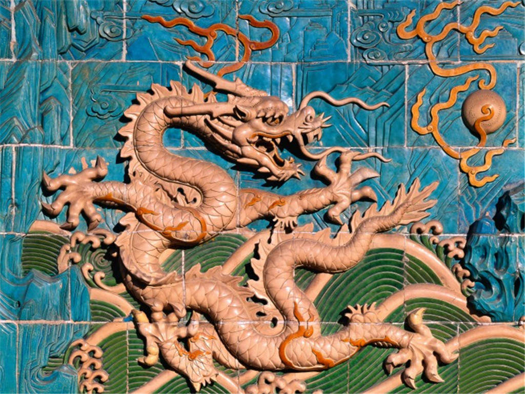 唯美中国风中国龙图片桌面壁纸图片