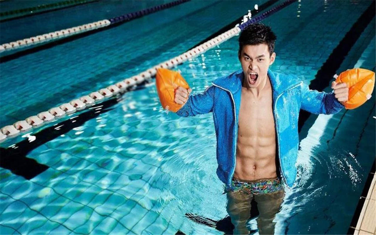 明星运动员孙杨奥运特刊杂志写真图片桌面壁纸图片