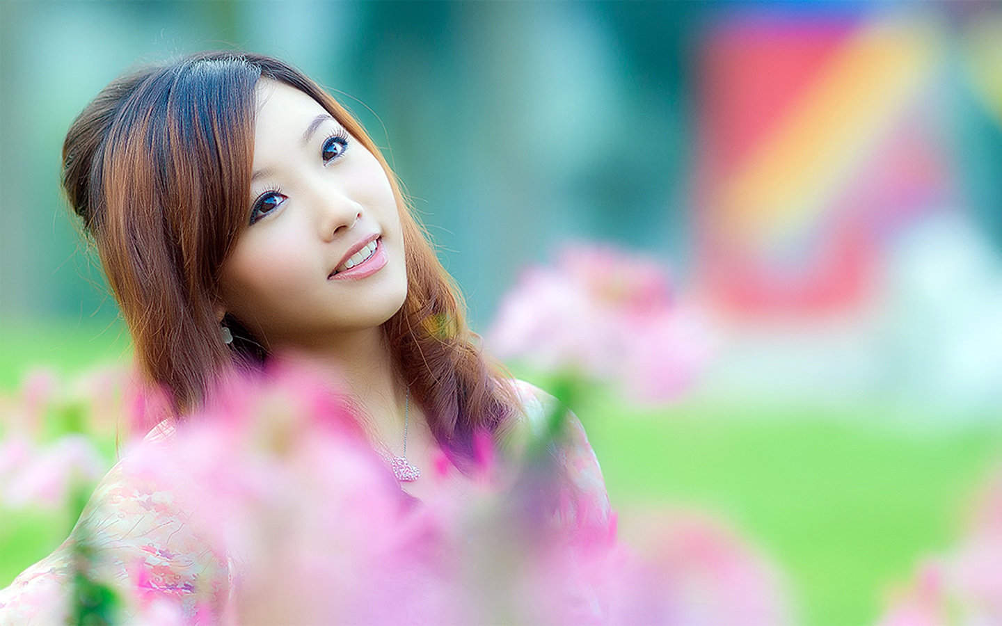 自然美女图片