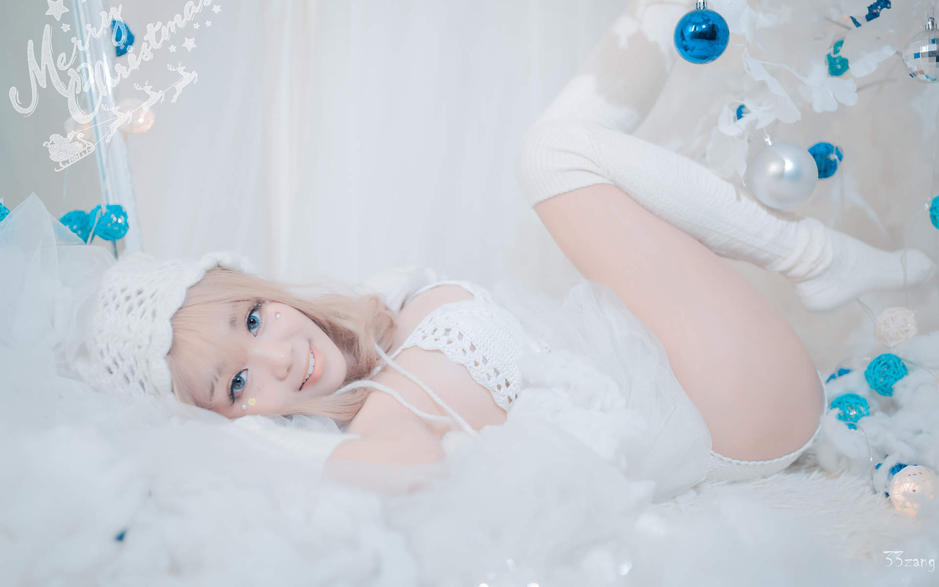 大陆女明星清新美女治愈系清纯唯美白皙高清桌面壁纸图片
