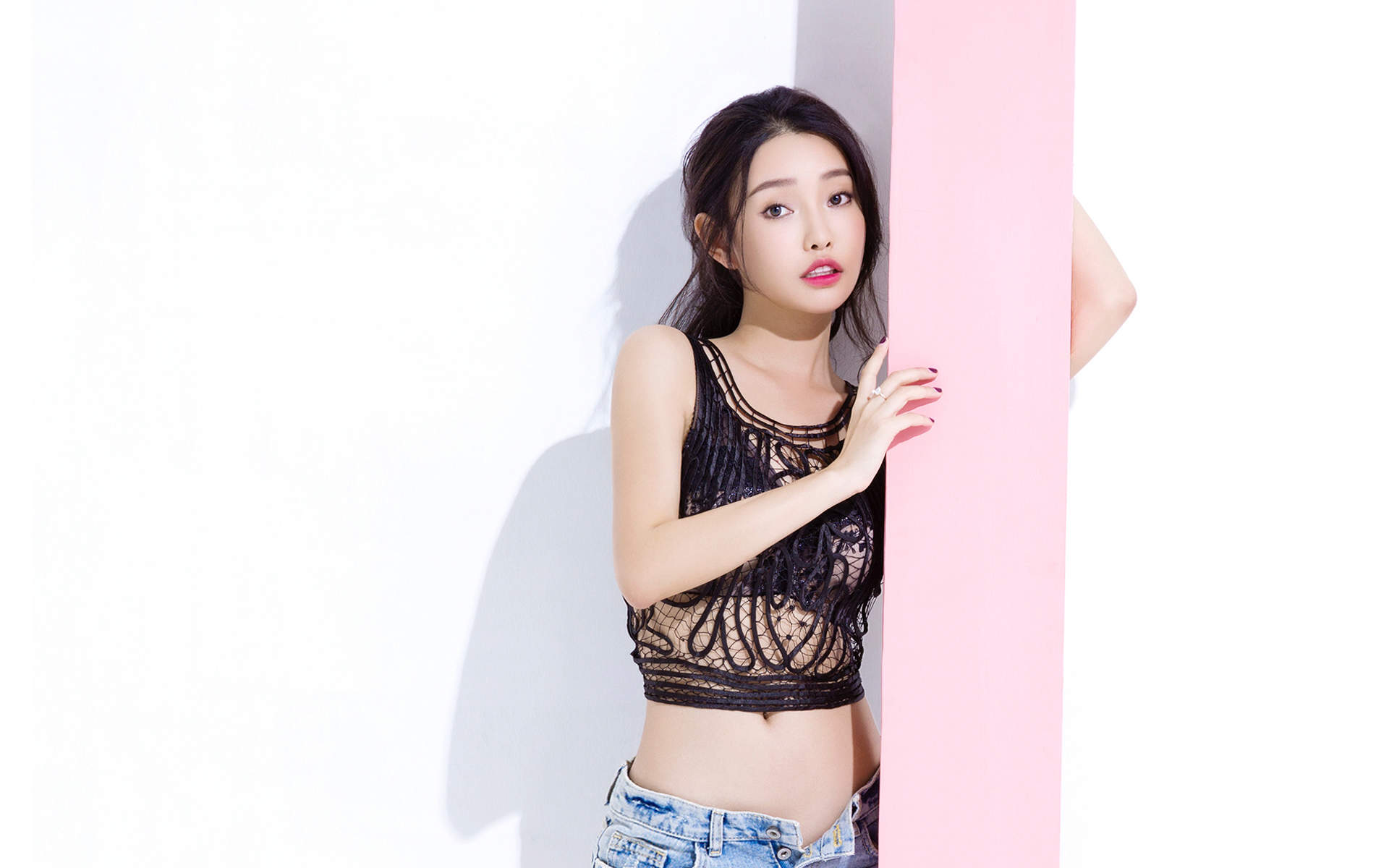 高清山东潍坊美女童菲高清甜美写真桌面壁纸图片