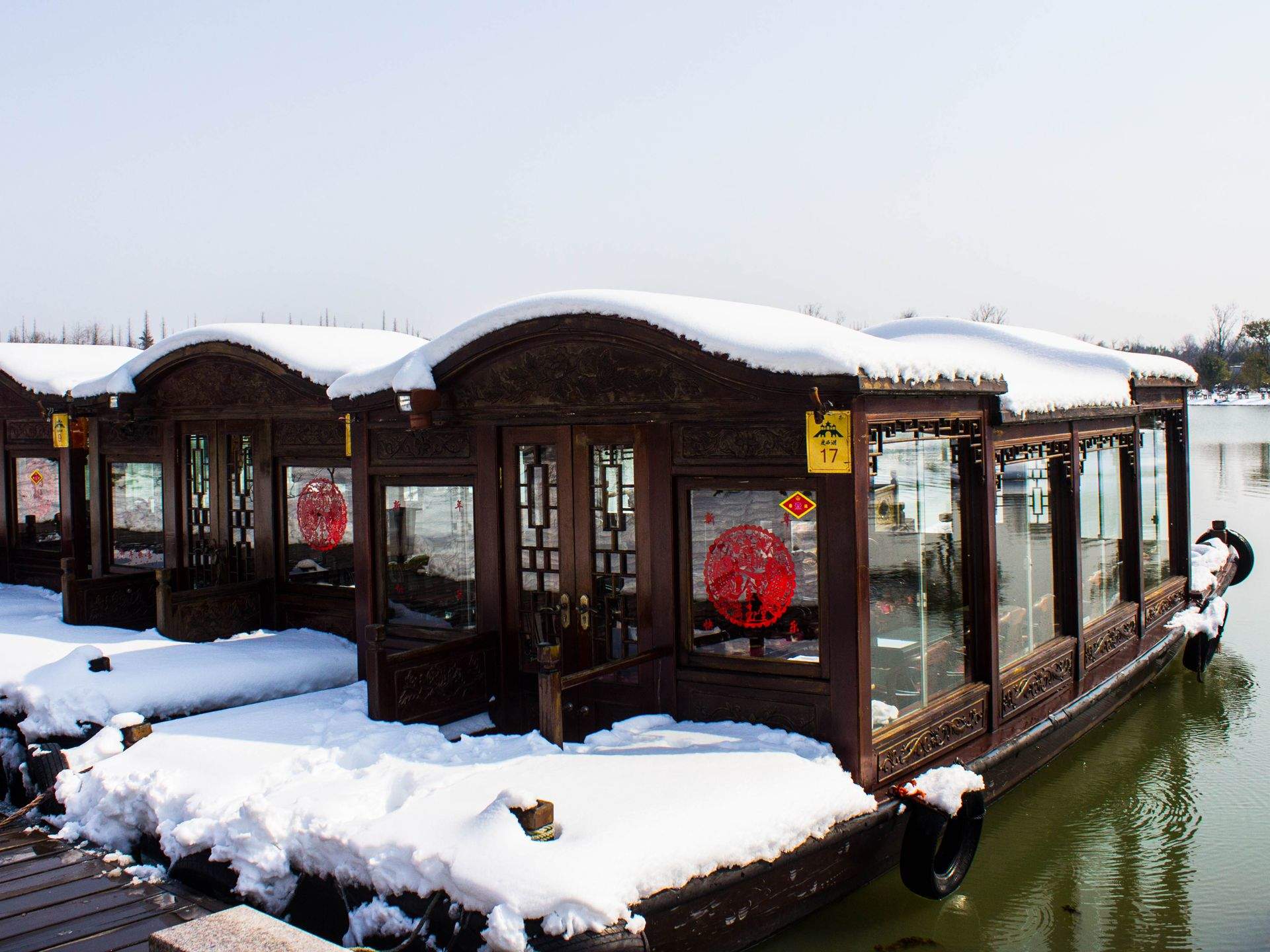 郑秀妍日本函馆冬日雪景唯美写真图片图片