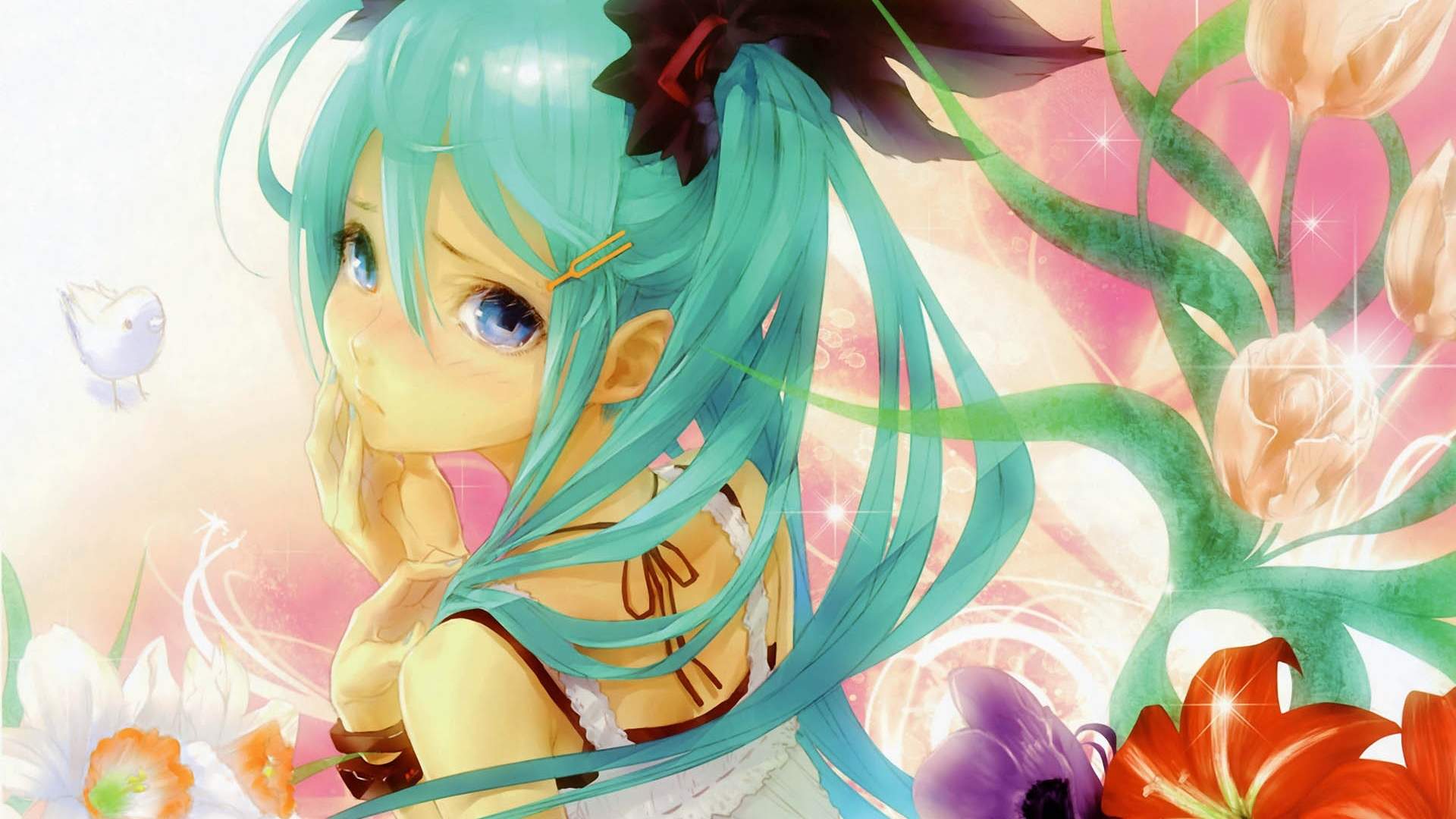 唯美卡通动漫高清初音未来桌面壁纸壁纸图片