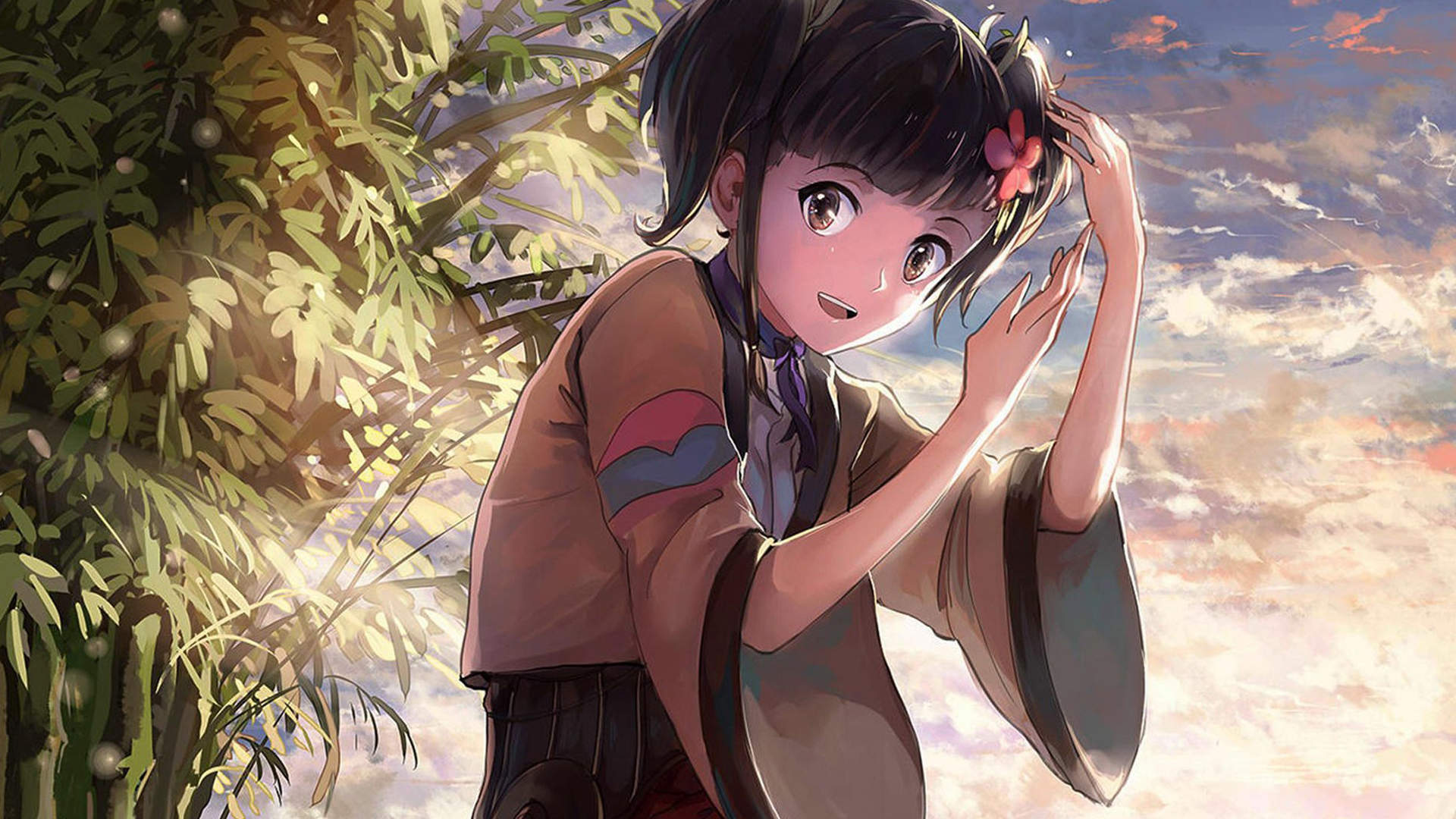 可爱卡通美少女动漫高清手机壁纸图片图片