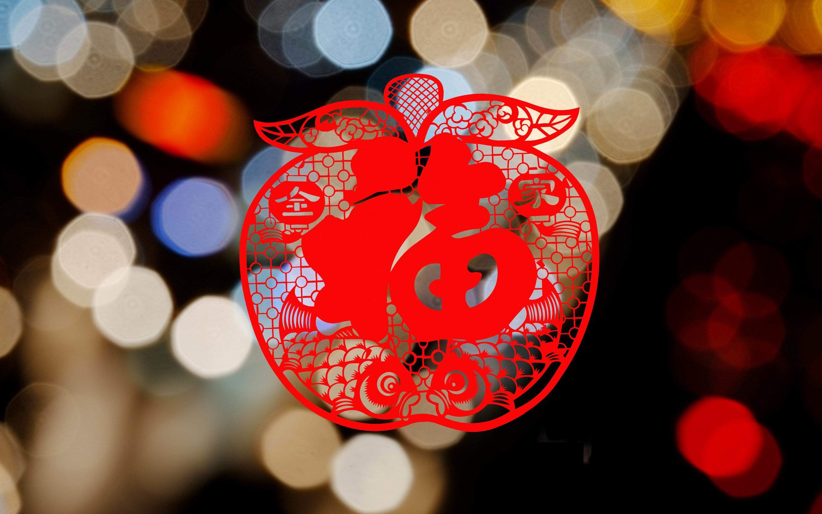 2016猴年春节年夜饭高清壁纸图片