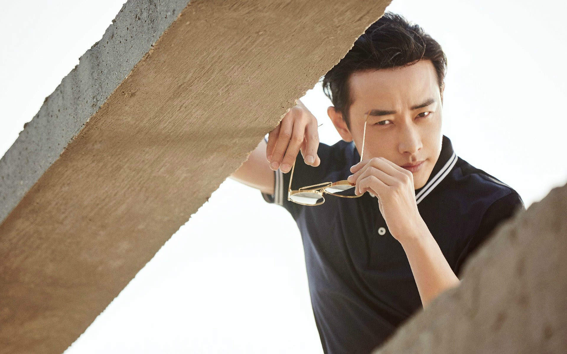 罗晋魅力型男冬日户外写真图片图片