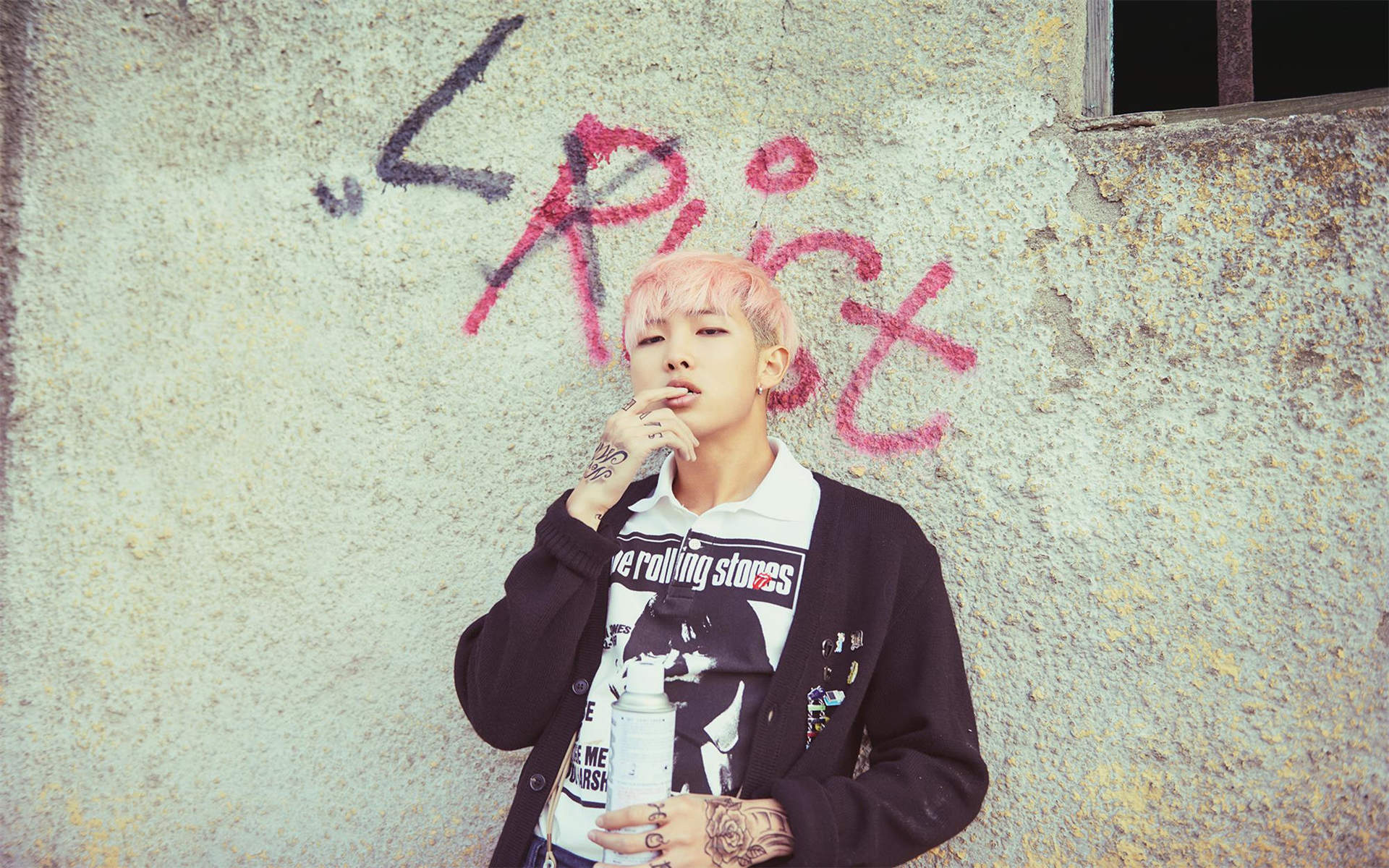 韩国歌手防弹少年团写真高清壁纸图片