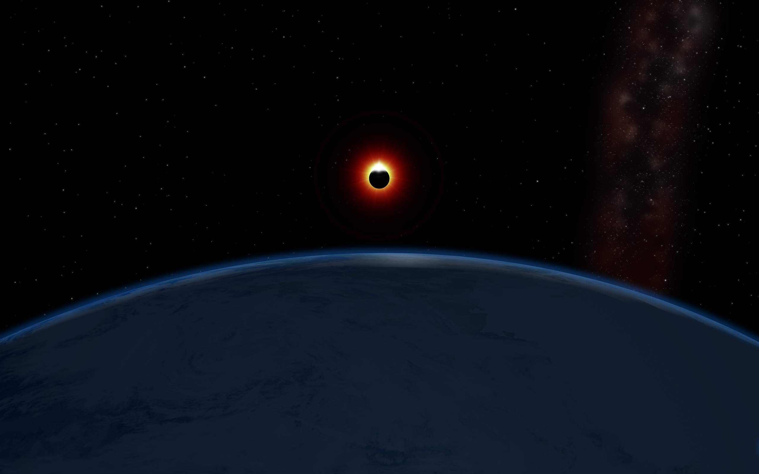 2017年4月唯美神秘的宇宙星空日历壁纸图片