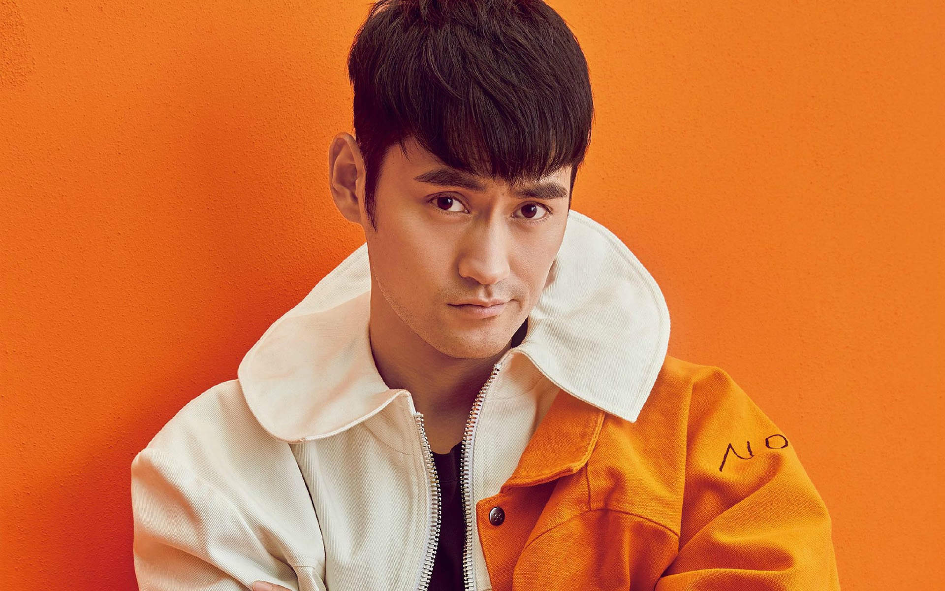 武汉男明显袁弘色彩写真帅气图片桌面壁纸图片