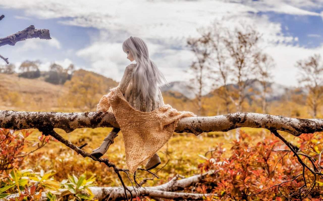 可爱动漫人物手办电脑壁纸图片