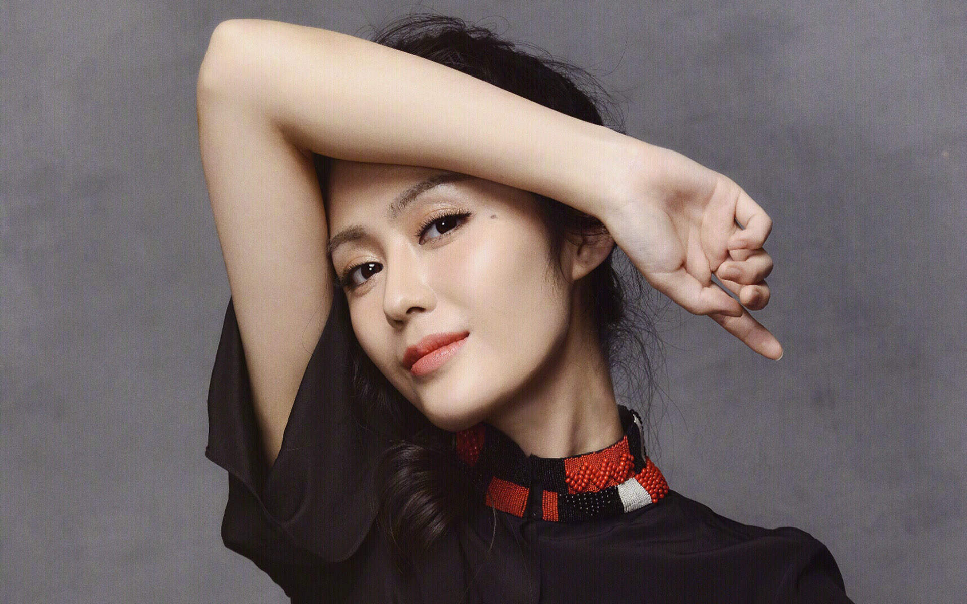 高清江西省萍乡美女汤晶媚性感妩媚写真桌面壁纸图片