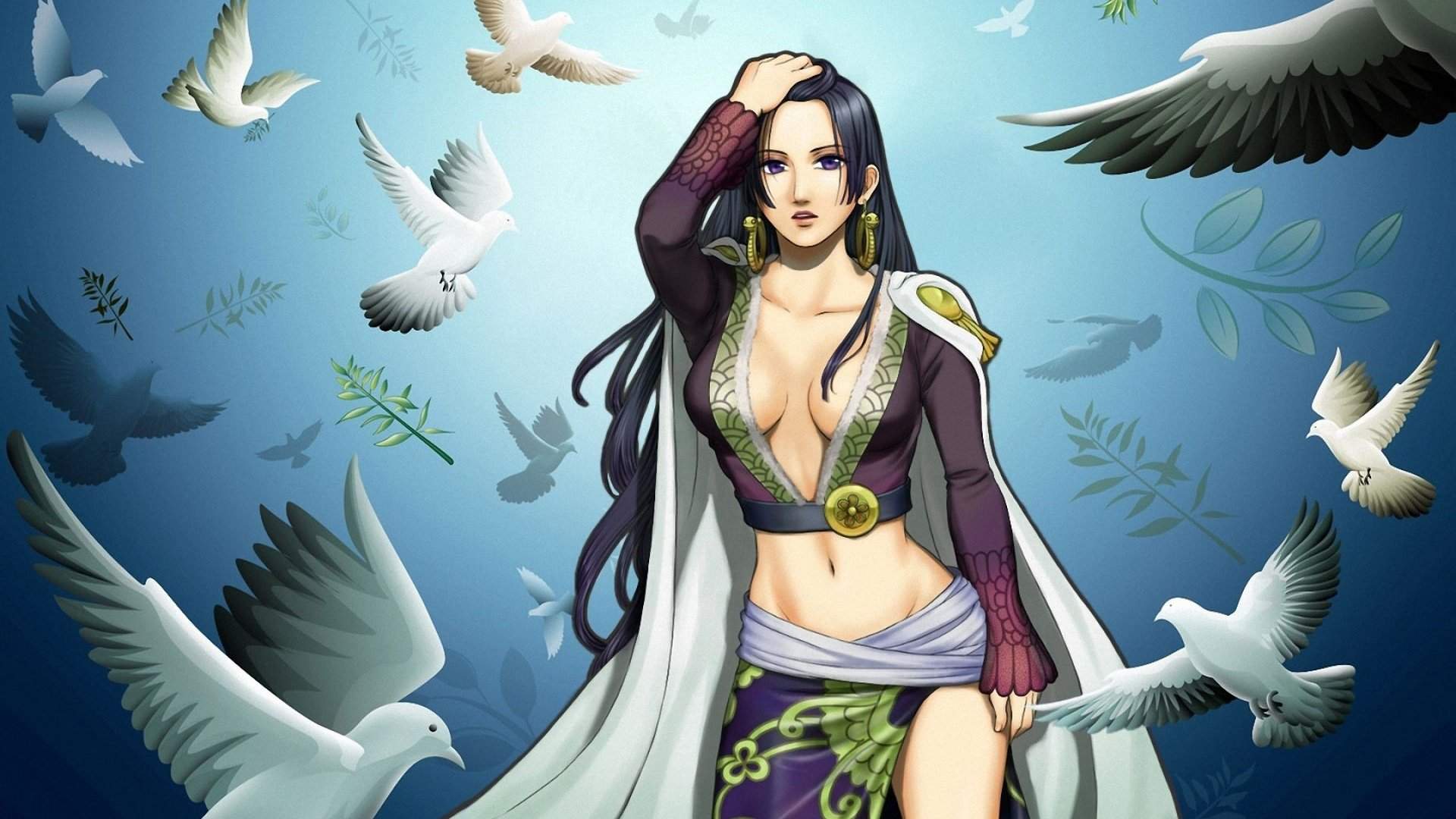 《海贼王》黑白手绘高清手机壁纸图片