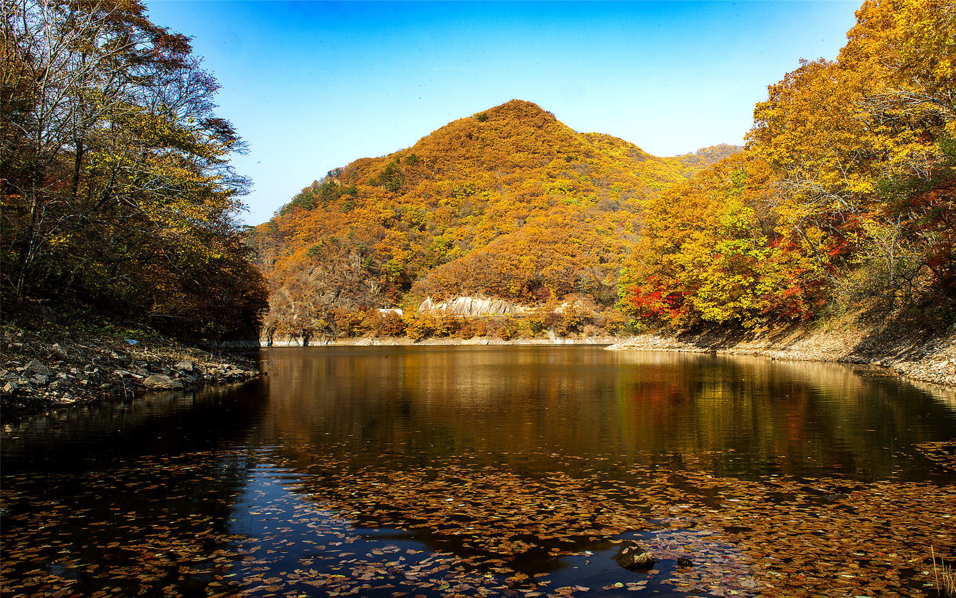 2017年1月自然山水日历壁纸第二辑图片