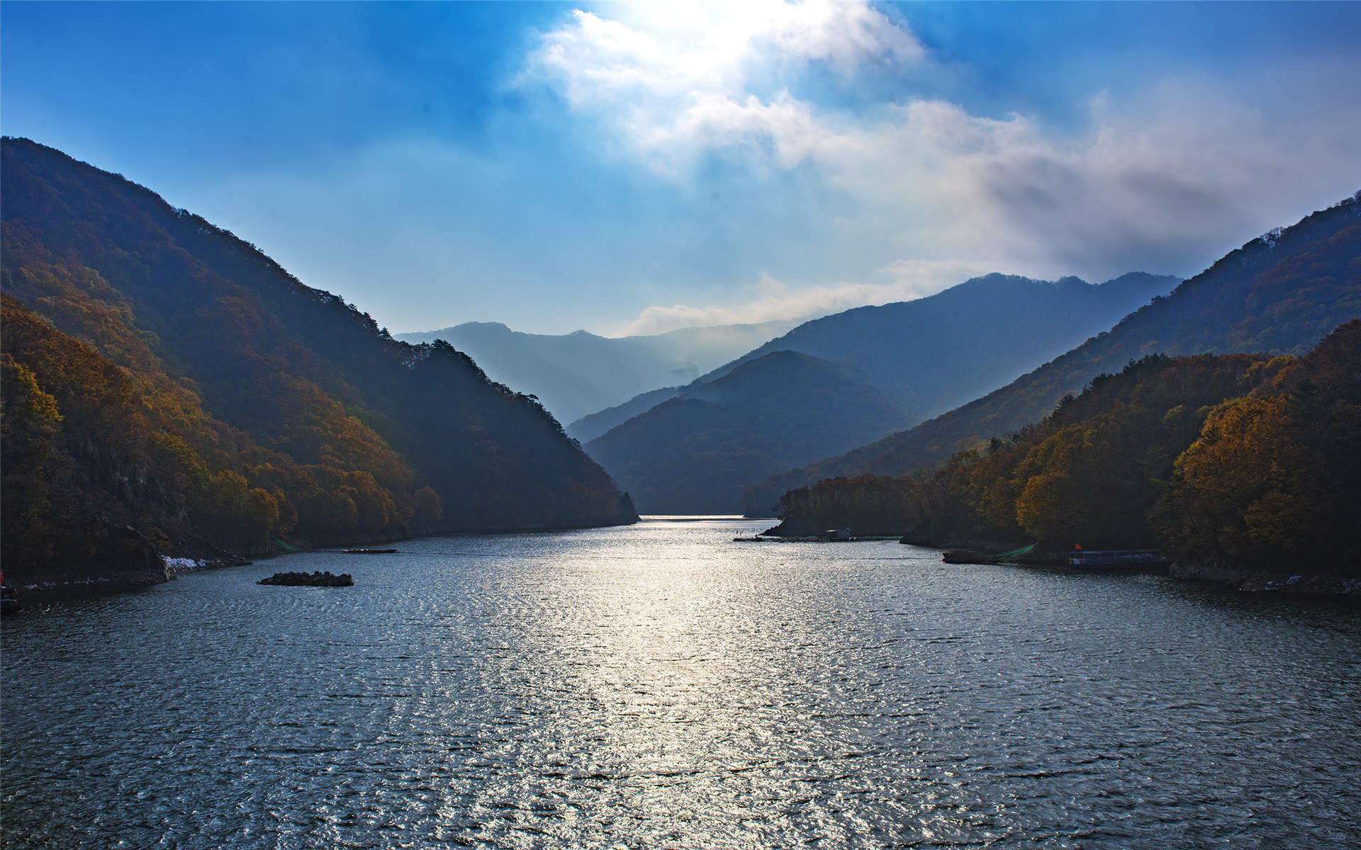 2017年1月自然山水日历壁纸第二辑图片