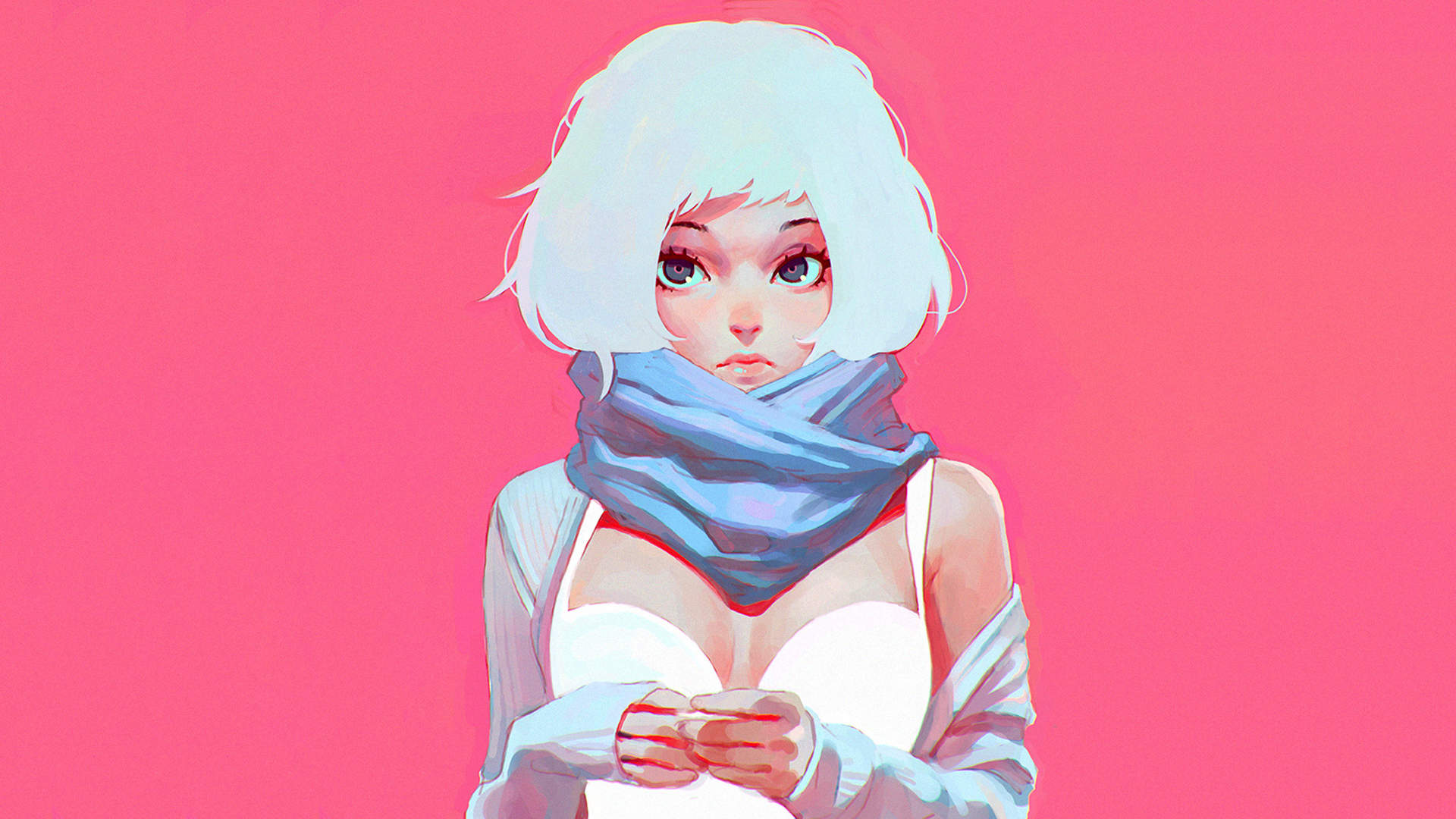 日本插画师シエラ可爱动漫美少女手机壁纸图片