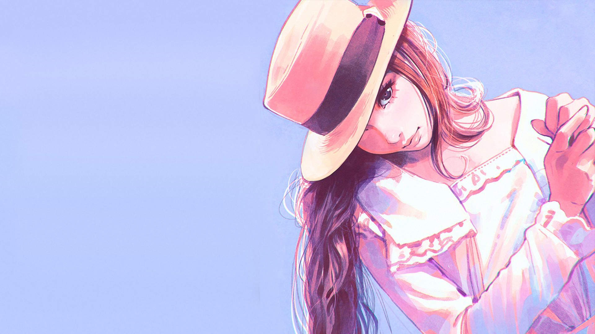 俄罗斯插画师少女肖像高清壁纸（二）图片