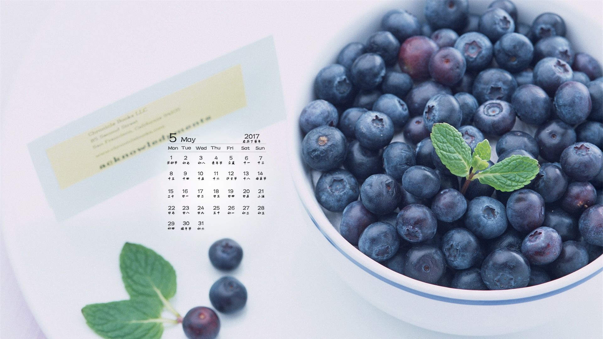 蓝莓图片素材高清电脑壁纸图片