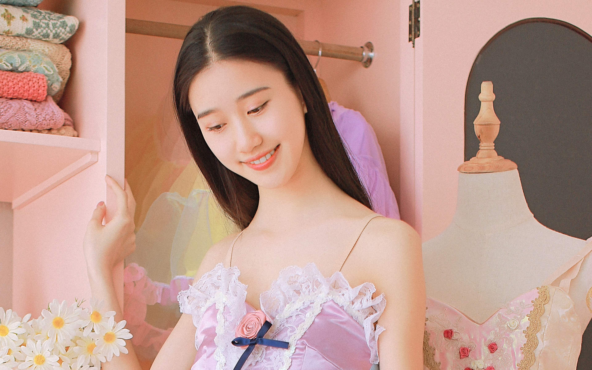 贾乃亮李小璐甜馨一家三口庆生写真大片图片