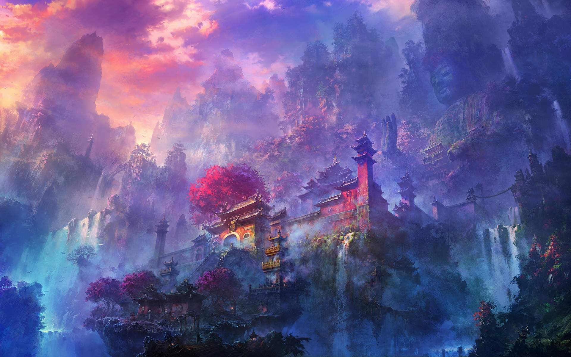 植物水彩艺术插画手机壁纸图片