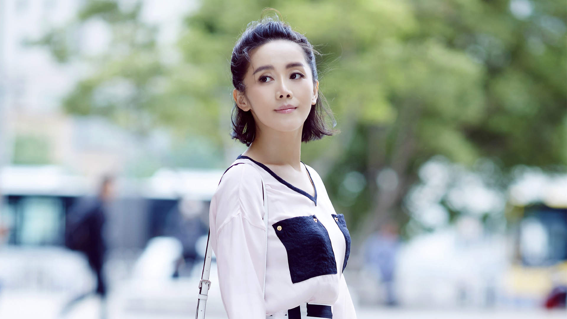 中国大陆四川成都女演员气质明星车永莉高清写真壁纸图片