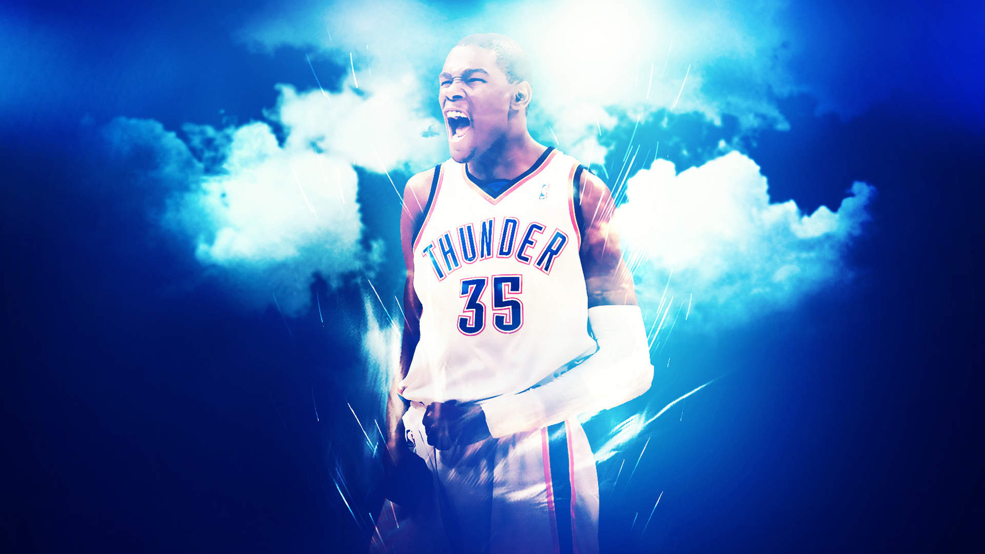 NBA篮球明星帅气扣篮高清酷炫手机壁纸图片