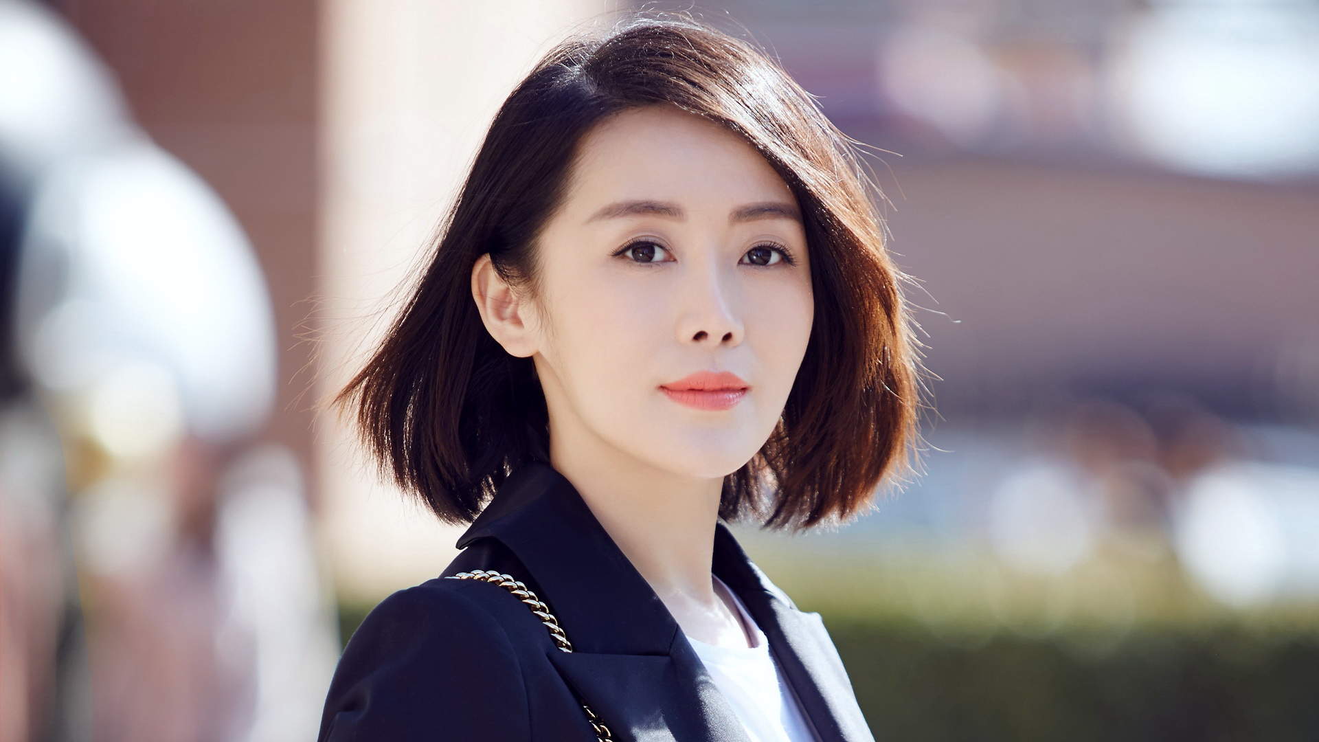 中国大陆四川成都女演员车永莉清新时尚写真图片图片