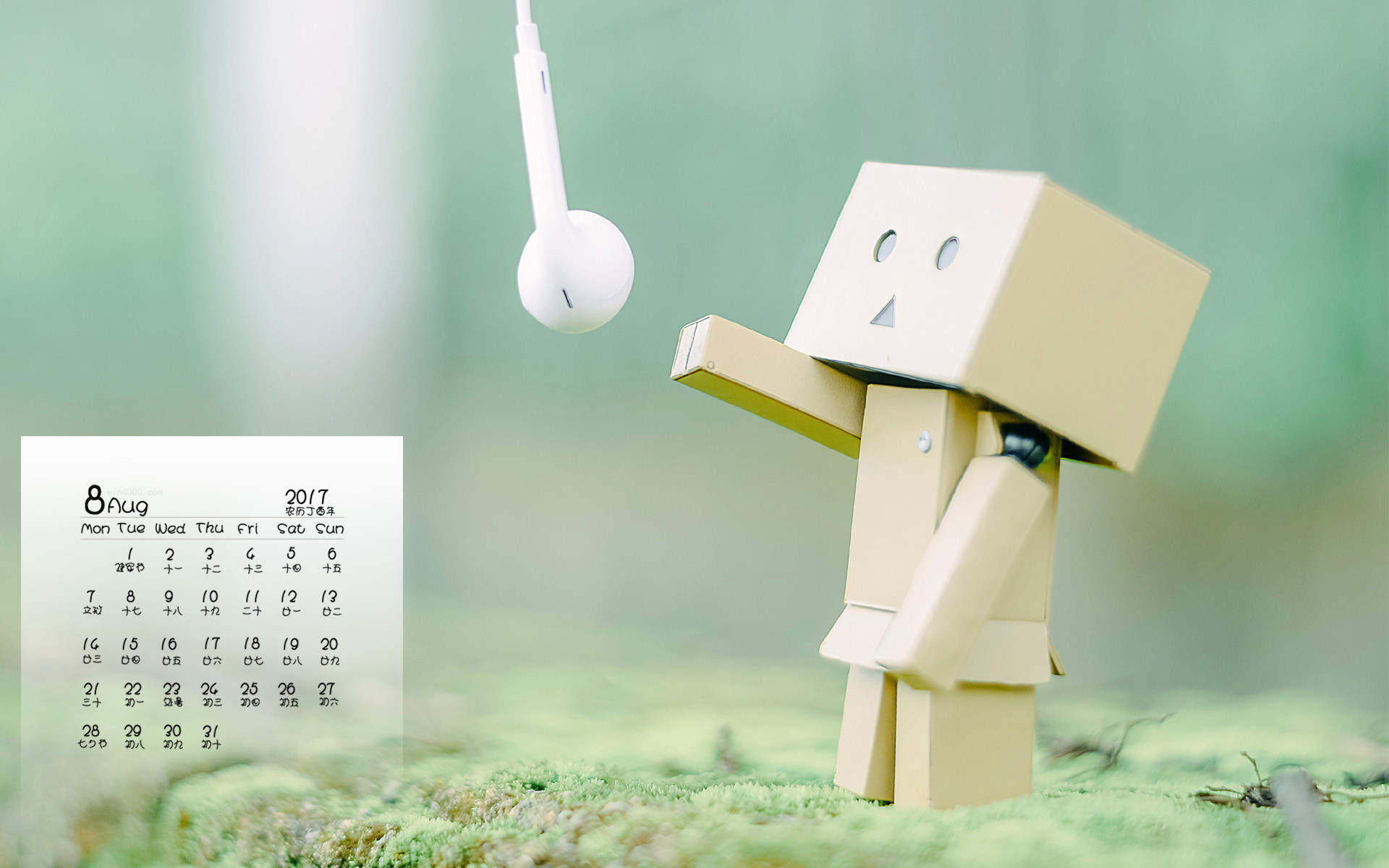 纸盒人阿楞清新高清手机桌面壁纸图片