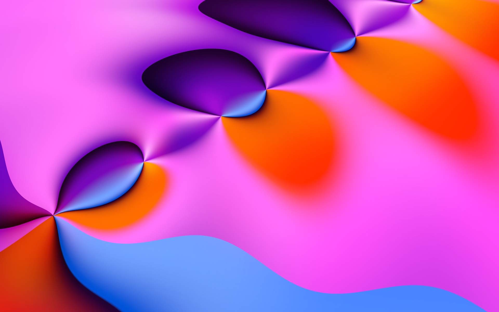创意抽象色彩插画高清手机壁纸图片