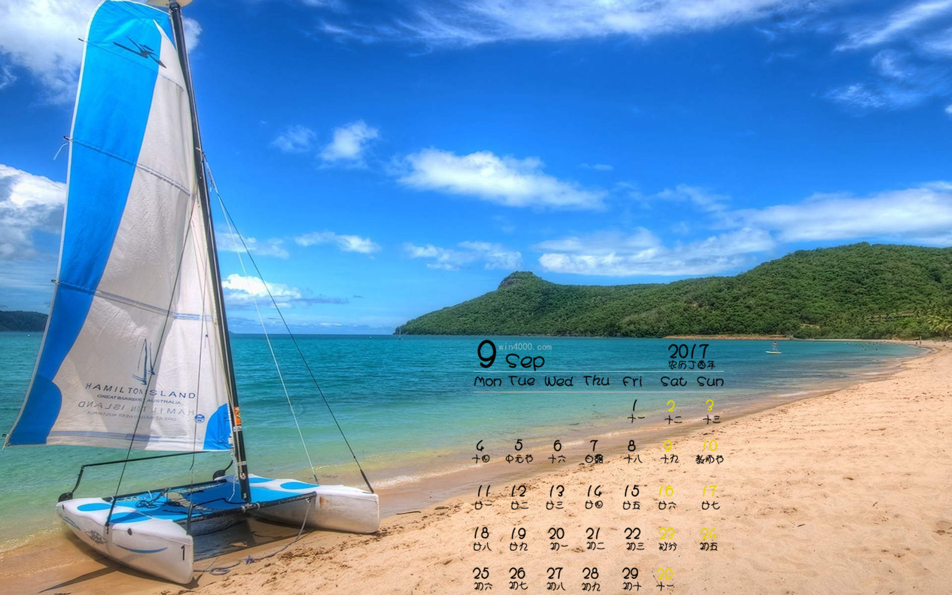 海滩风景图片